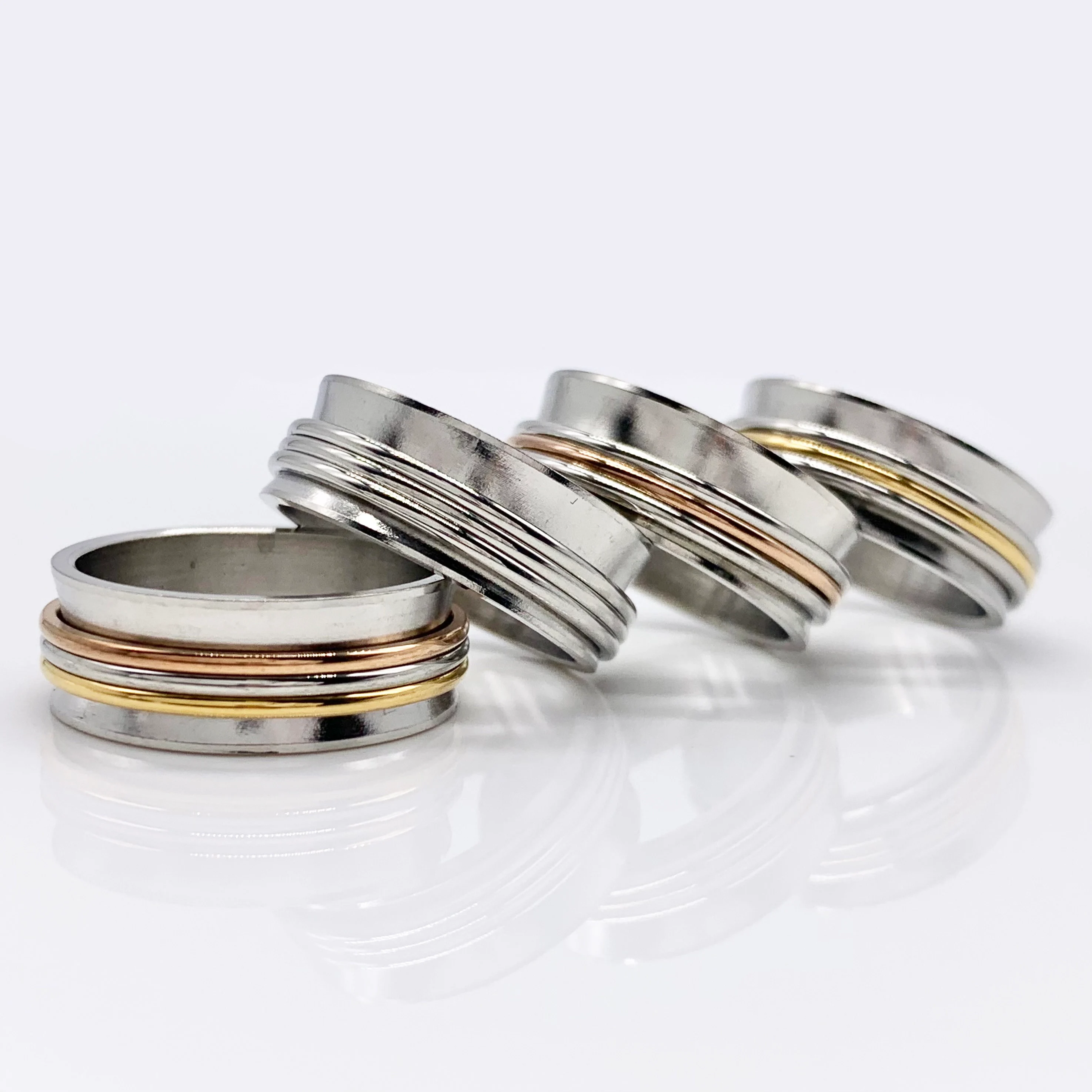 Wide Fidget Spinner Ring 