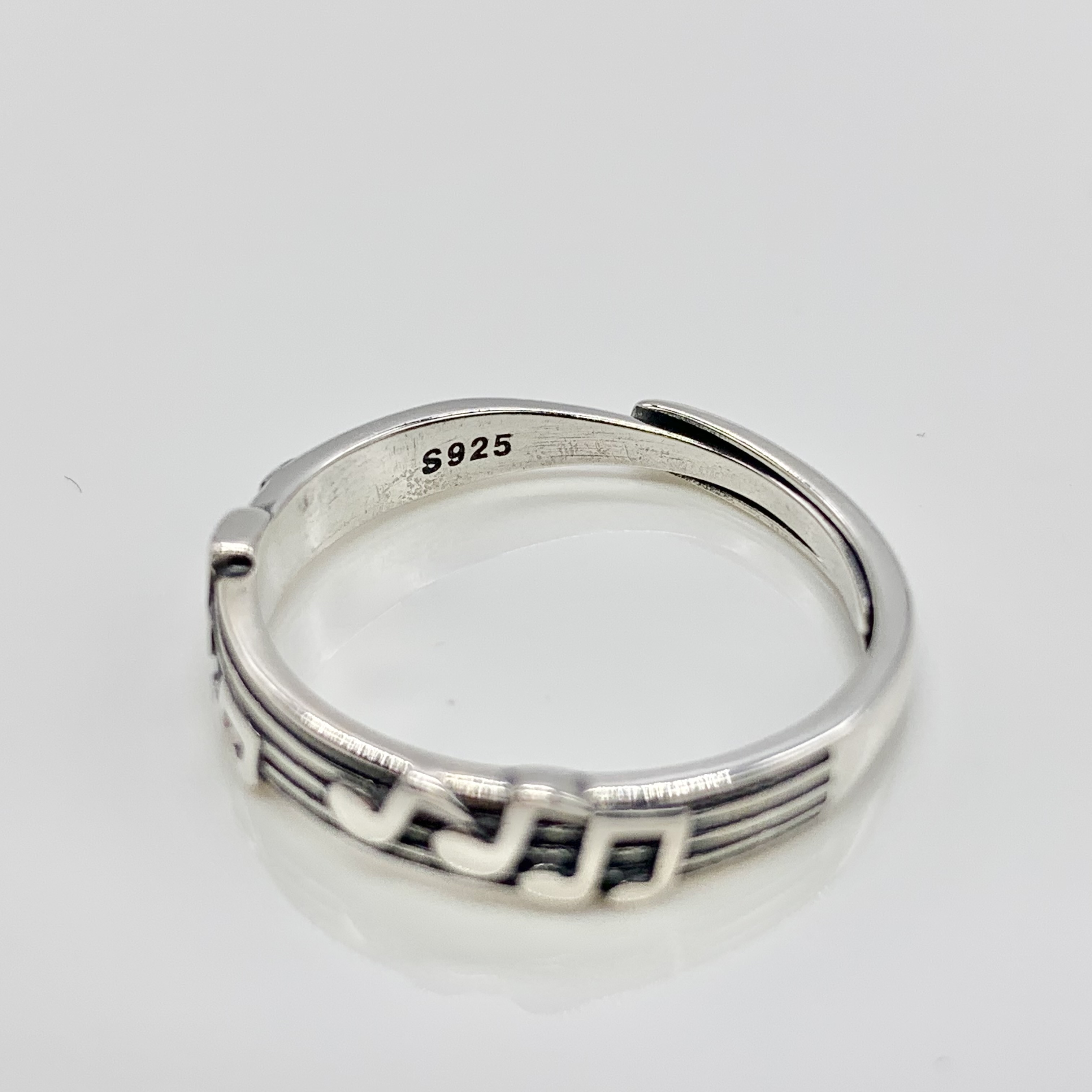Music Note Adjustable Ring-Premium Real S925 Sterling Silver For music lovers and musicians