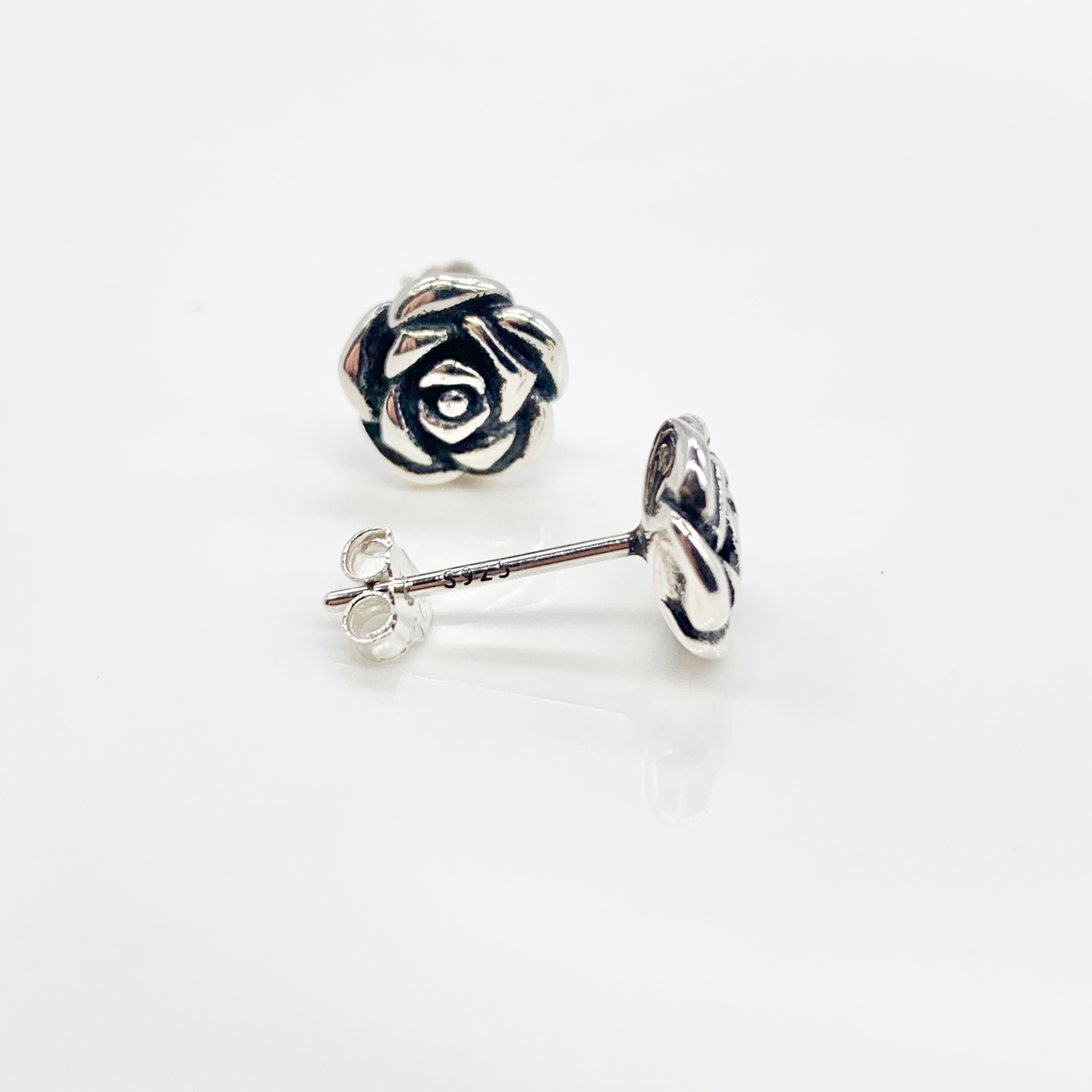 Flower Earrings—Premium Real S925 Silver