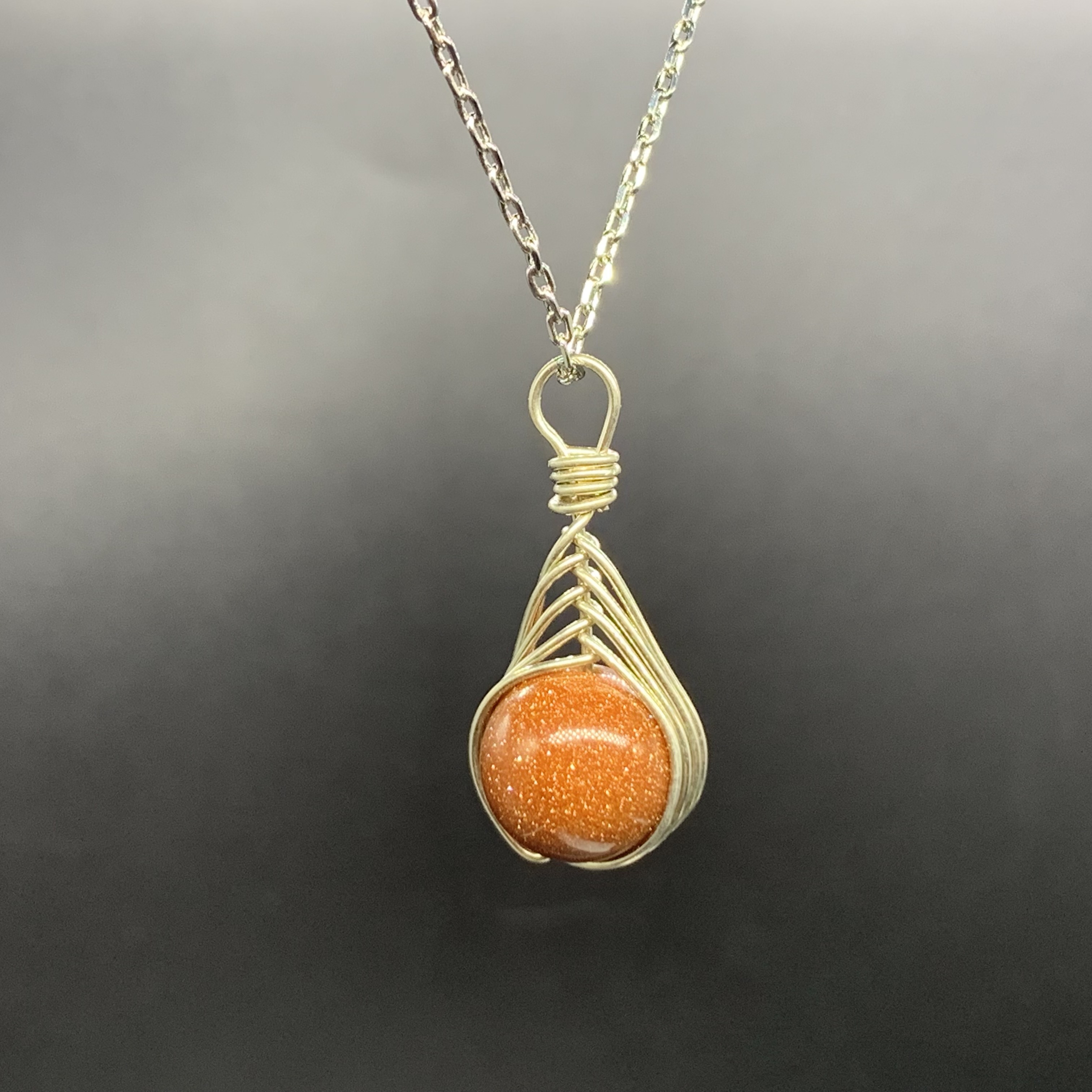 Natural Brown | Purple | Navy Crystal Gemstone Necklaces