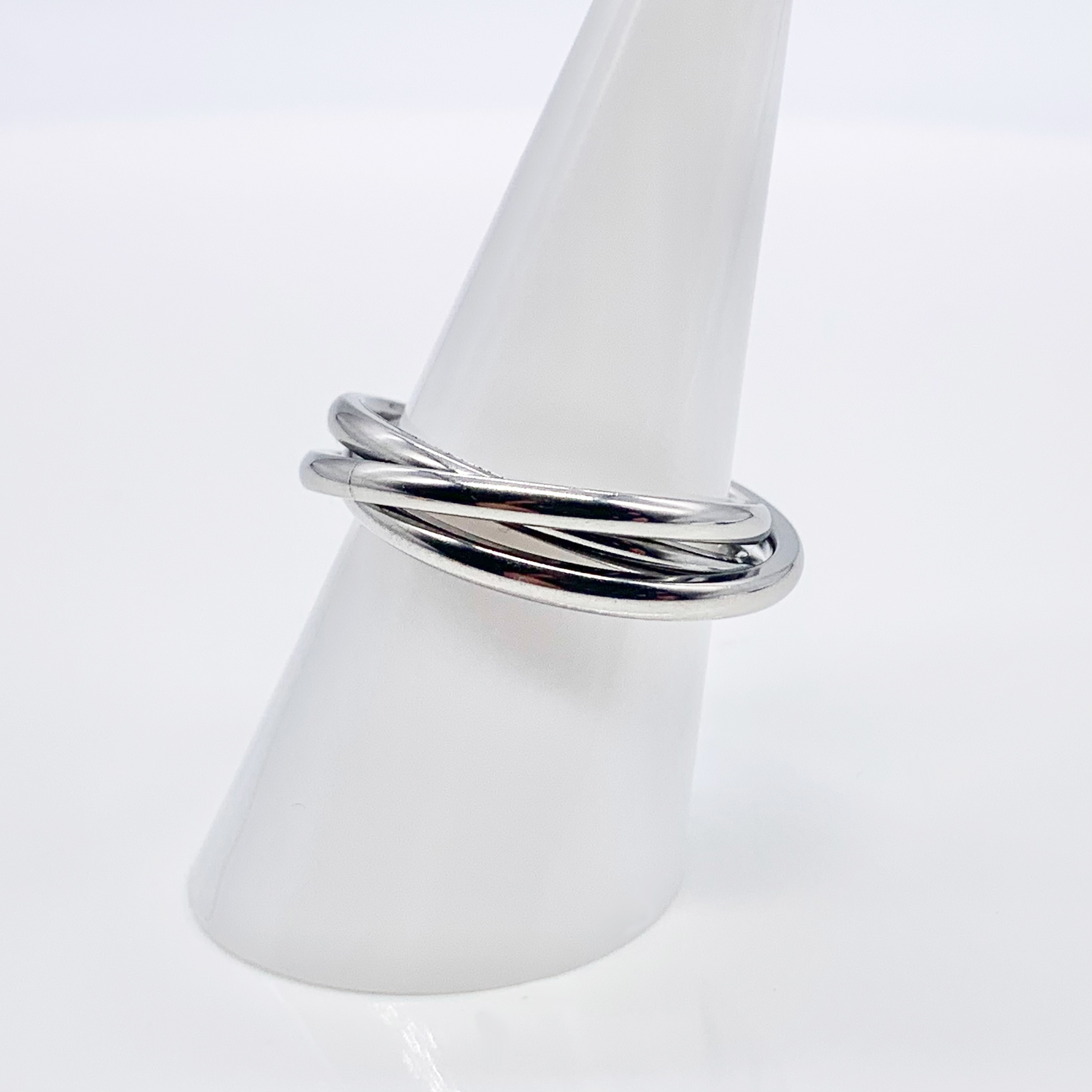 Unique Mix silver-Gold-Rose Gold / Silver Fidget Spinner Ring 