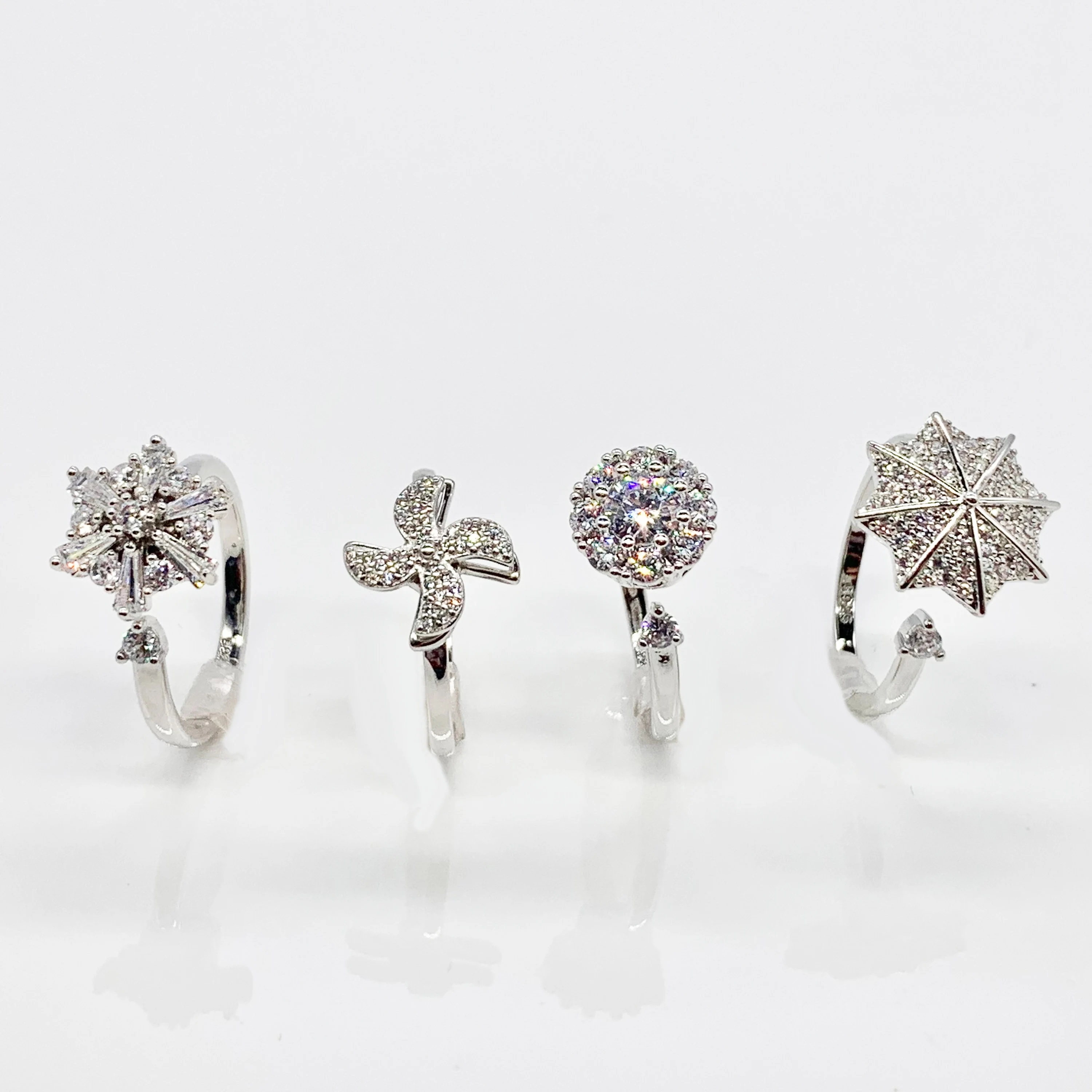 Dainty Spinner Rotating Fidget Ring