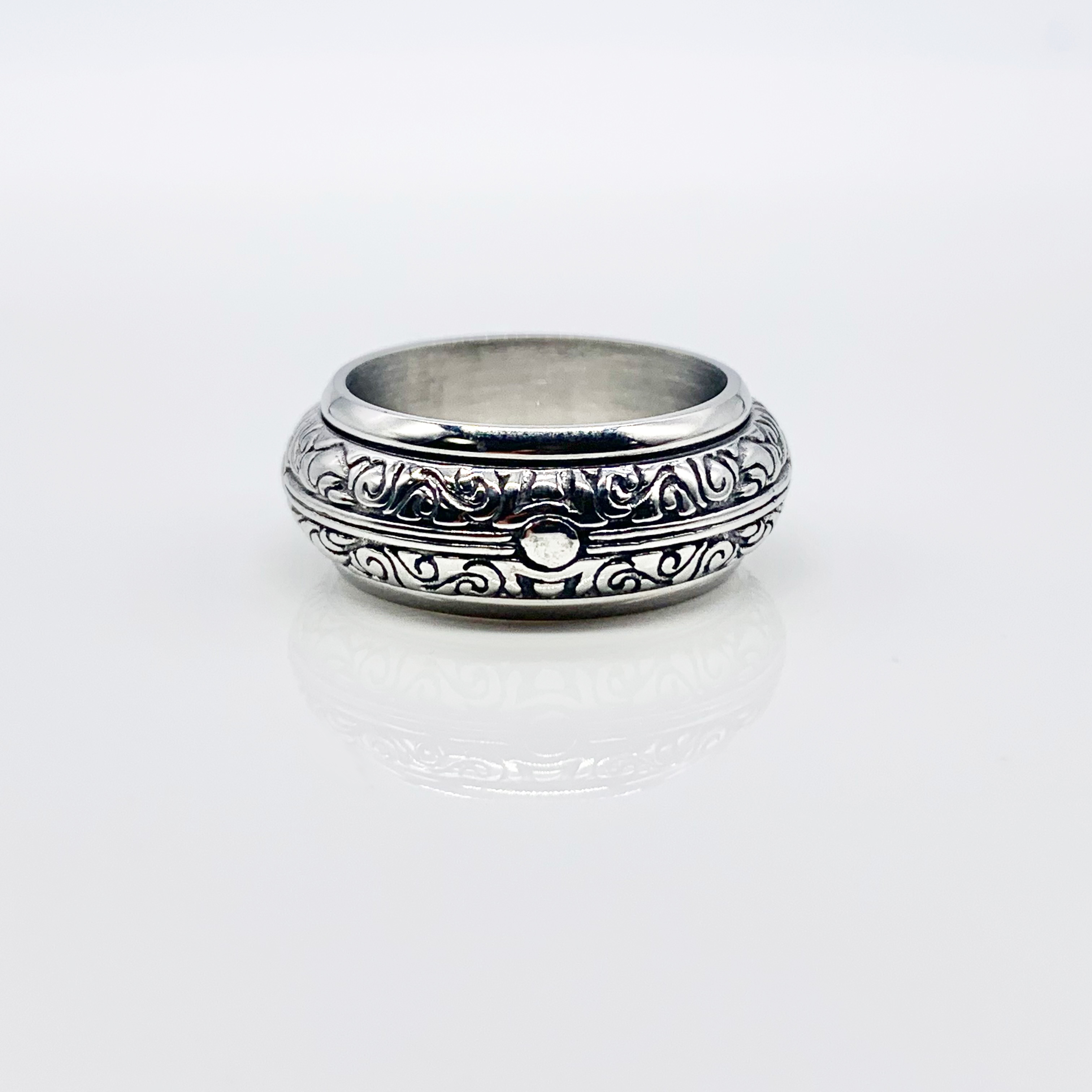 Vintage Fidget Spinner Ring Gold/Silver 