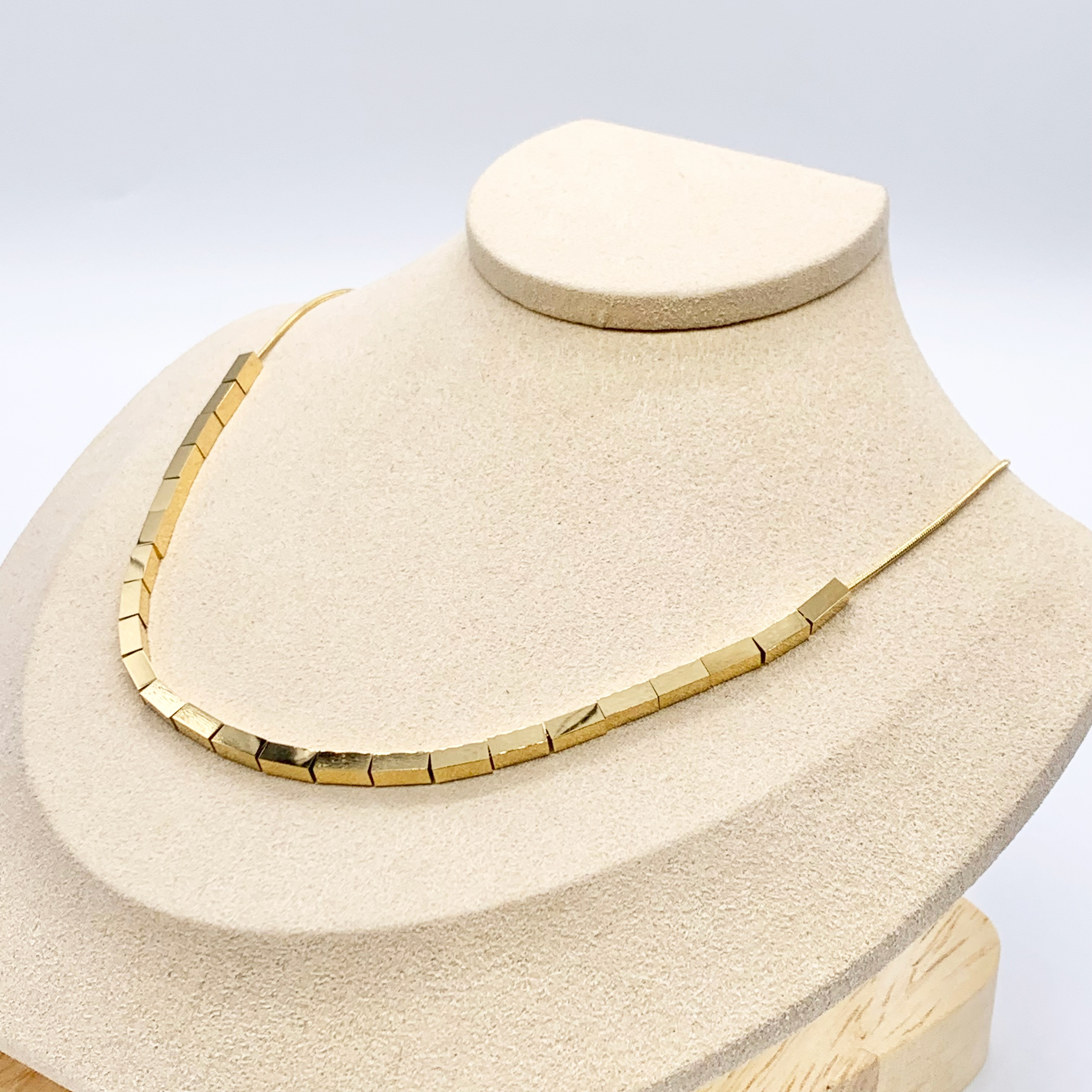 Unique Rectangle Beaded Necklace-High Quality Stainless Steel