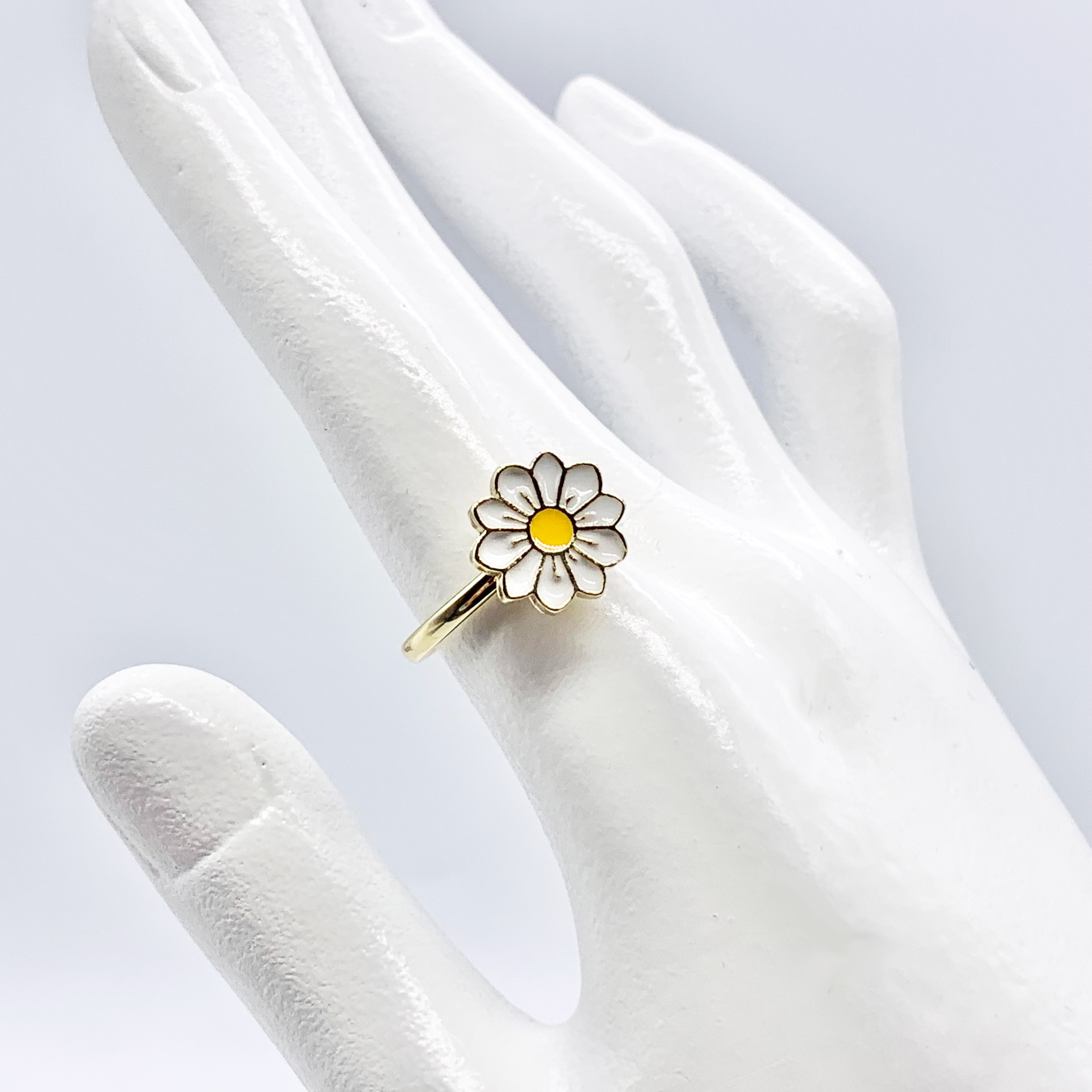 Daisy Flower/Butterfly ( Green/Blue/yellow/Pink) Spinner Fidget Ring