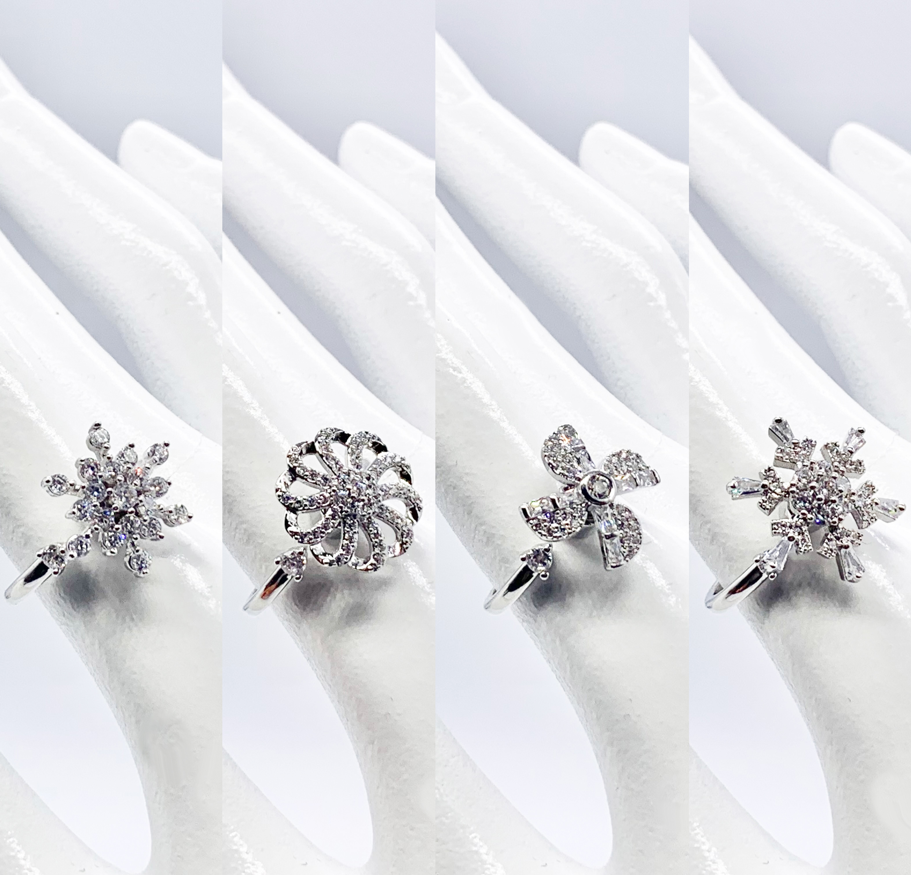 Flowers Spinner Fidget Ring