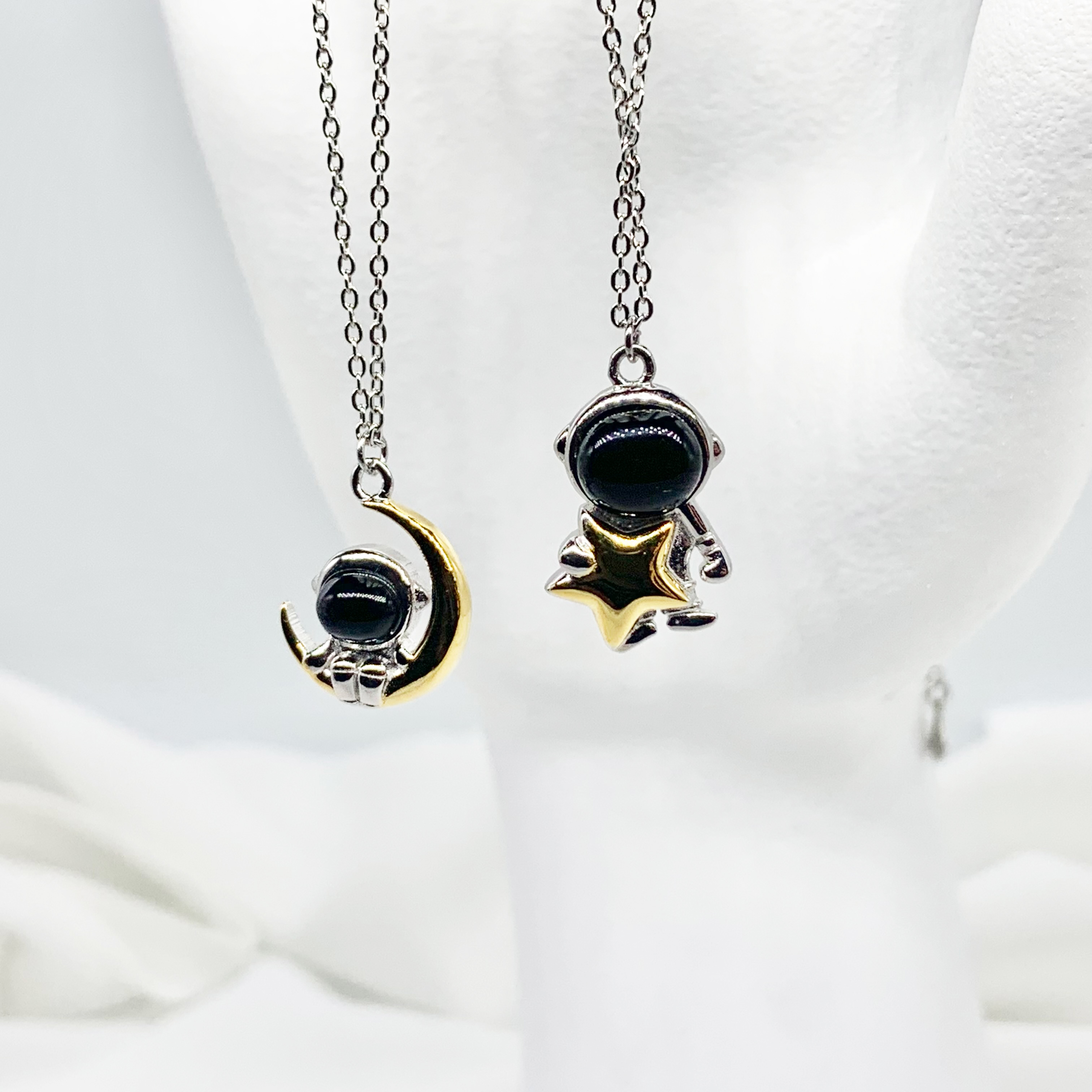 Astronaut-Nasa-Space Necklace-Premium Real Silver S925