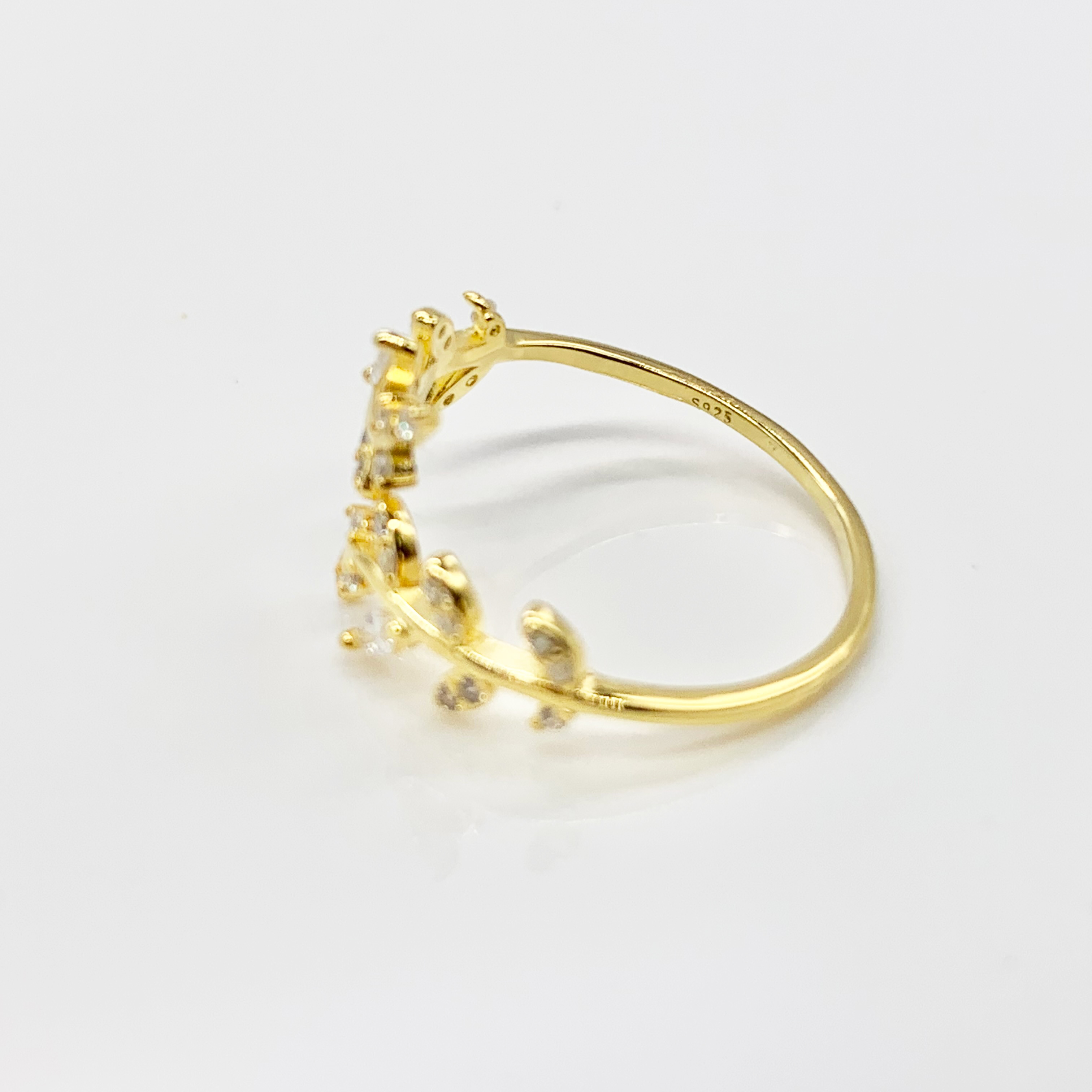  Leaves Adjustable Ring-Premium Real Silver S925 For nature lovers