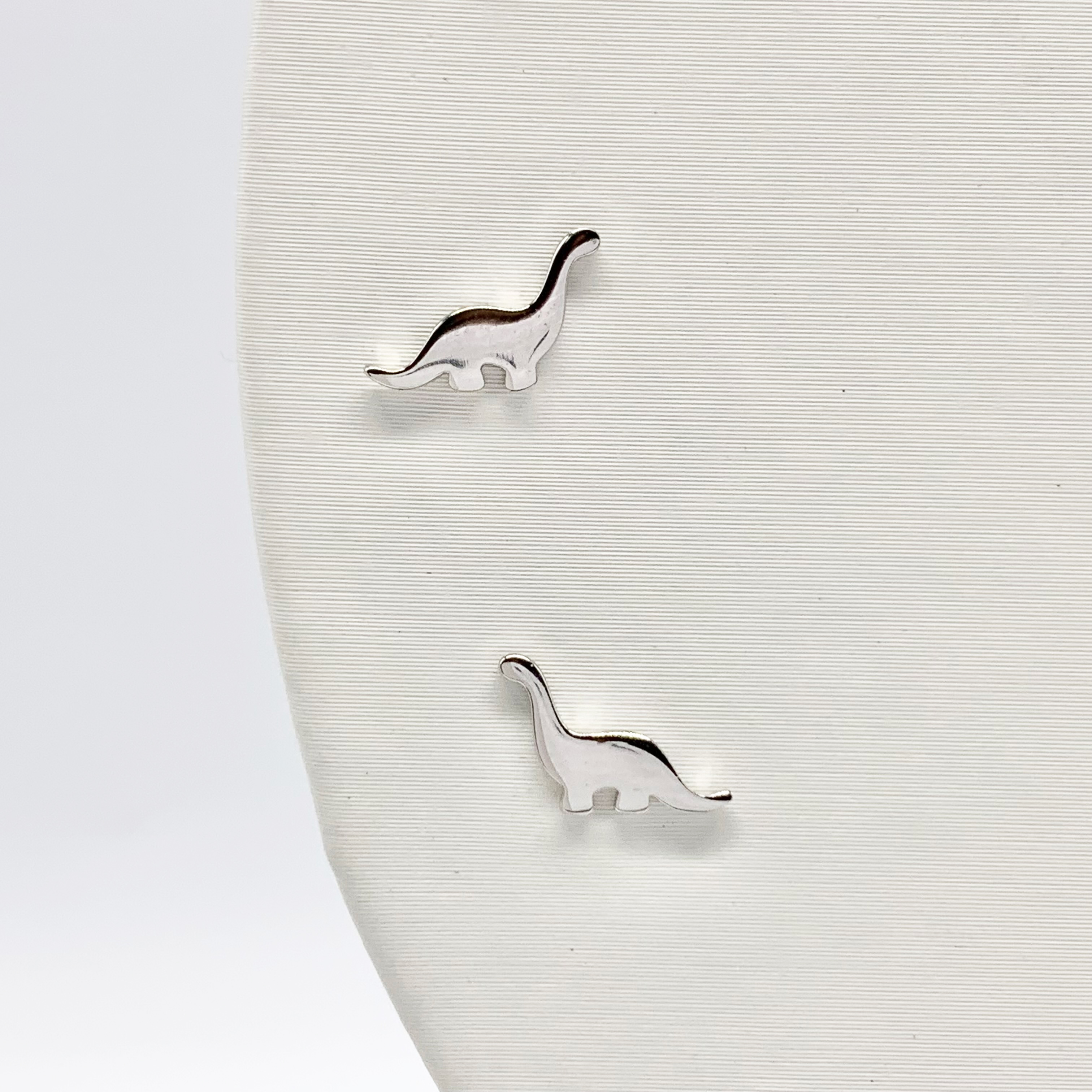 Dinosaur Earrings - Premium Real Silver S925
