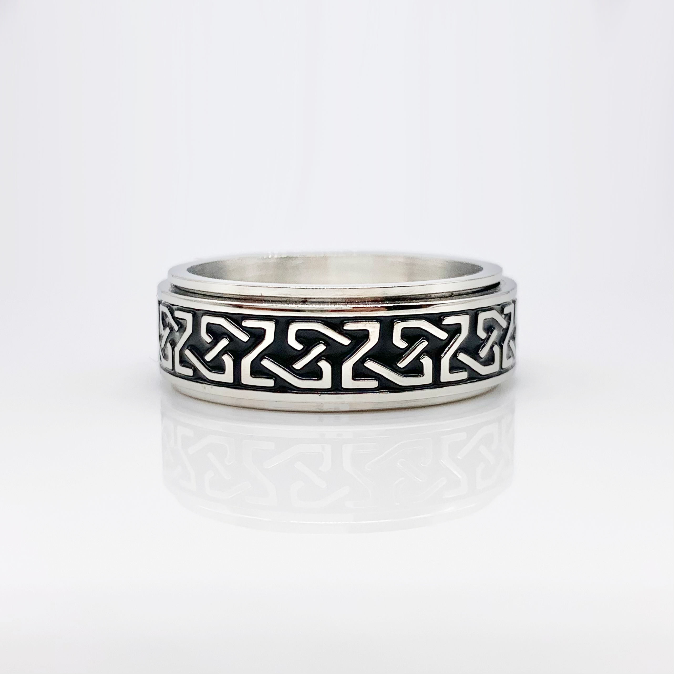 Unique Art design Fidget Spinner Ring - High Quality Stainless Steel 