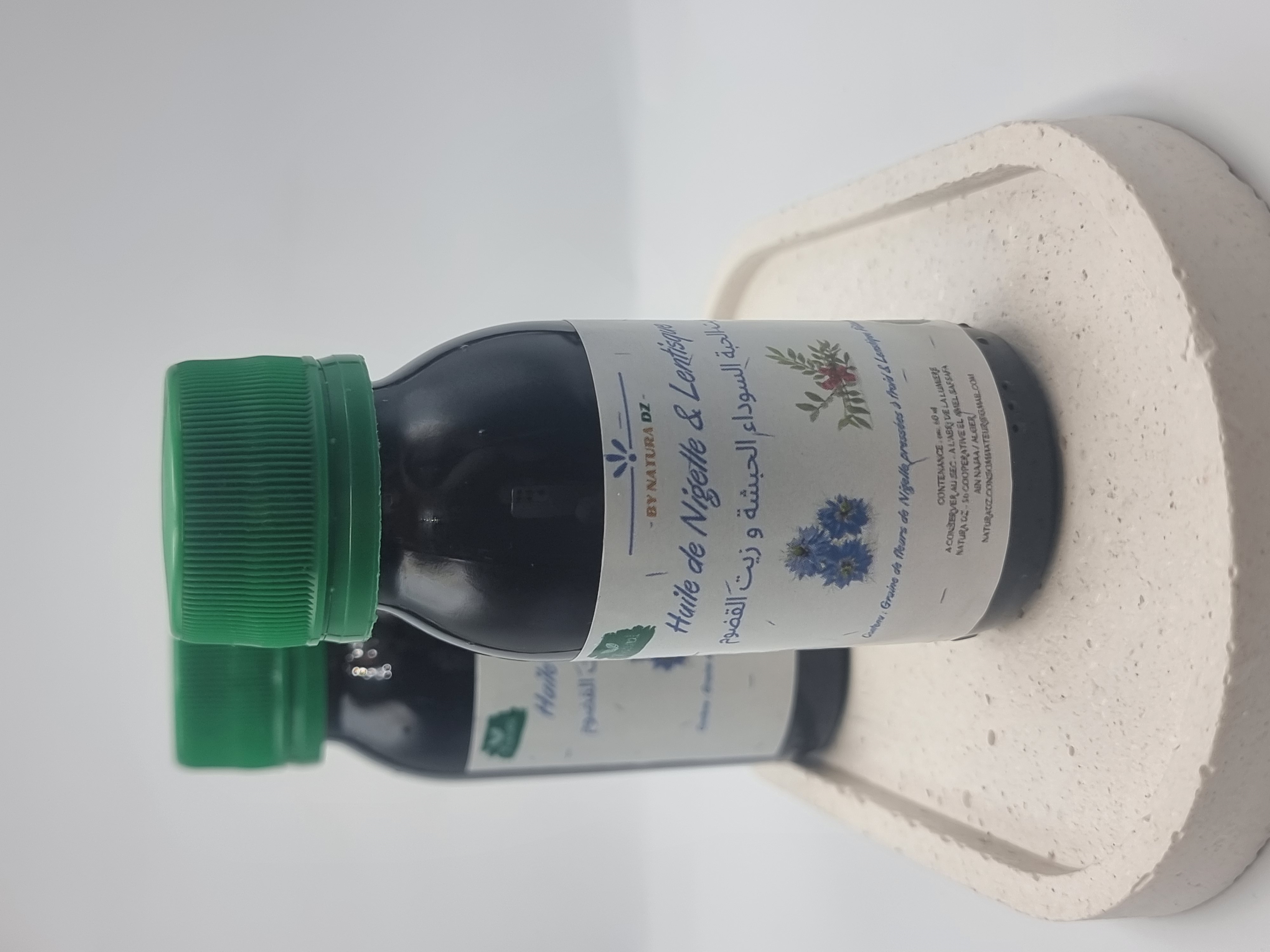 Huile de nigelle et lentisque