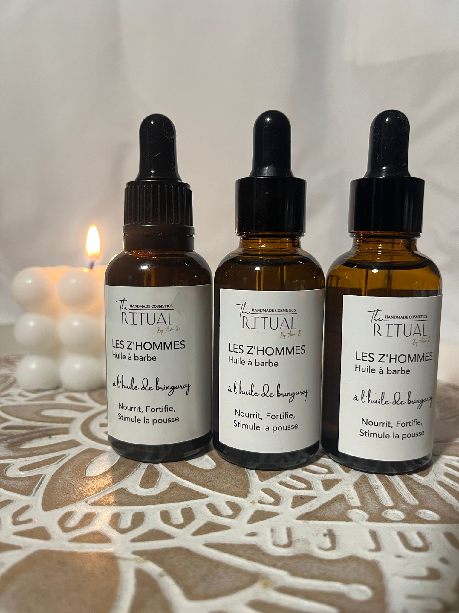 LES Z'HOMMES à l'huile de bringaraj