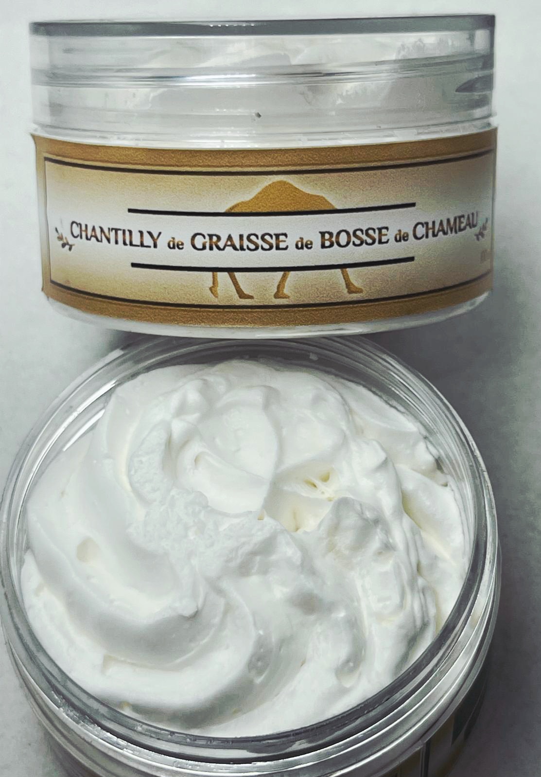 Chantilly à la graisse de bosse de chameau