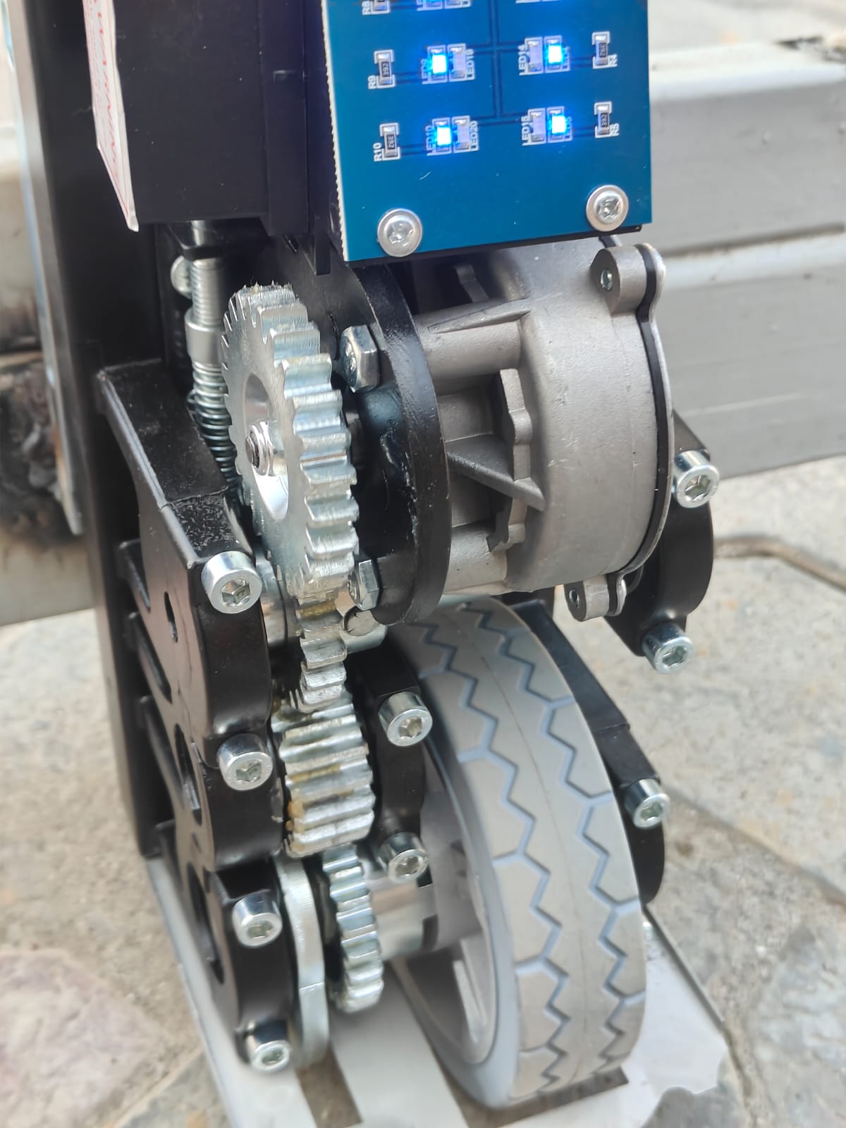 Electric Gear Drive Assembly for Gate