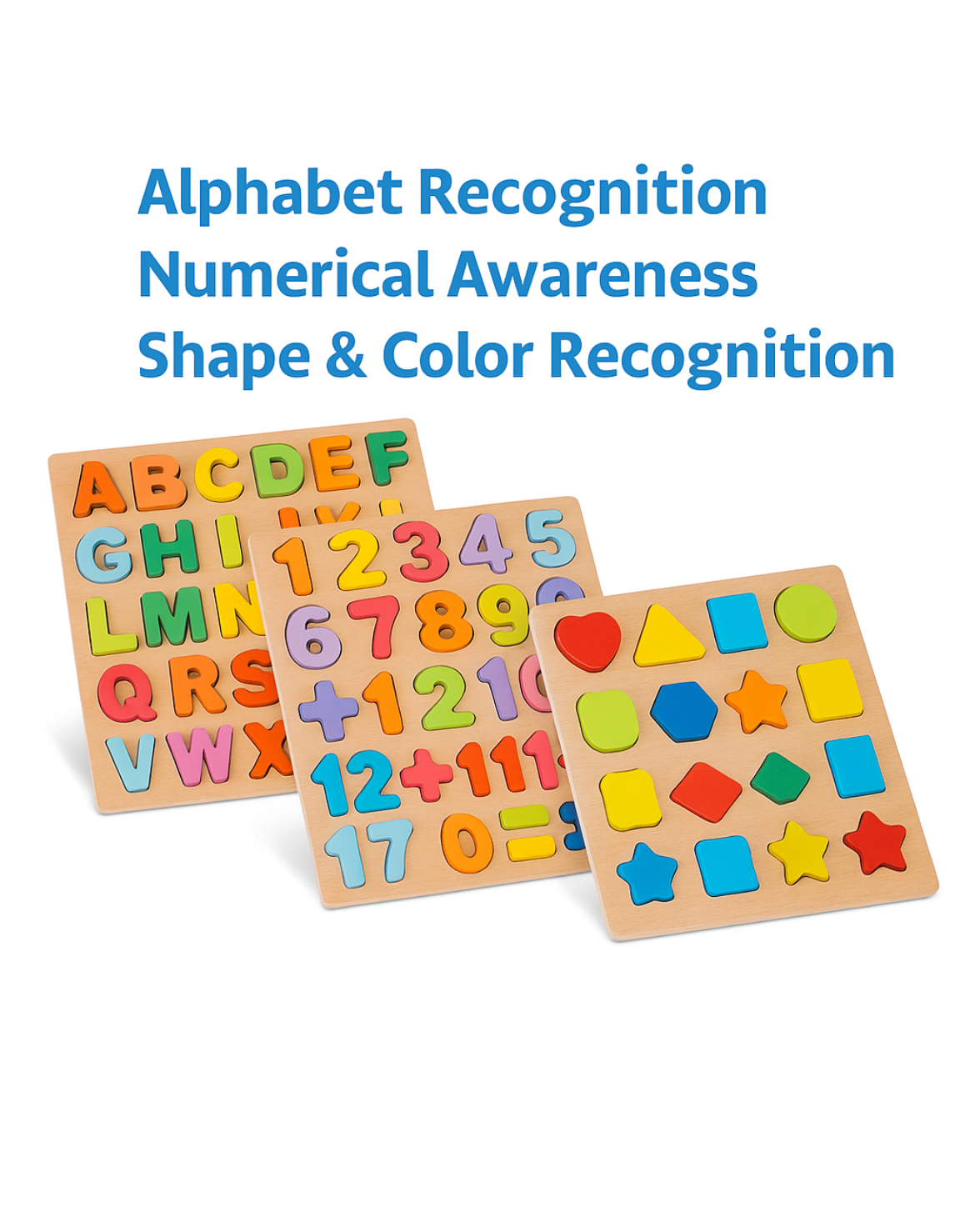 Educational Wooden Puzzle Set