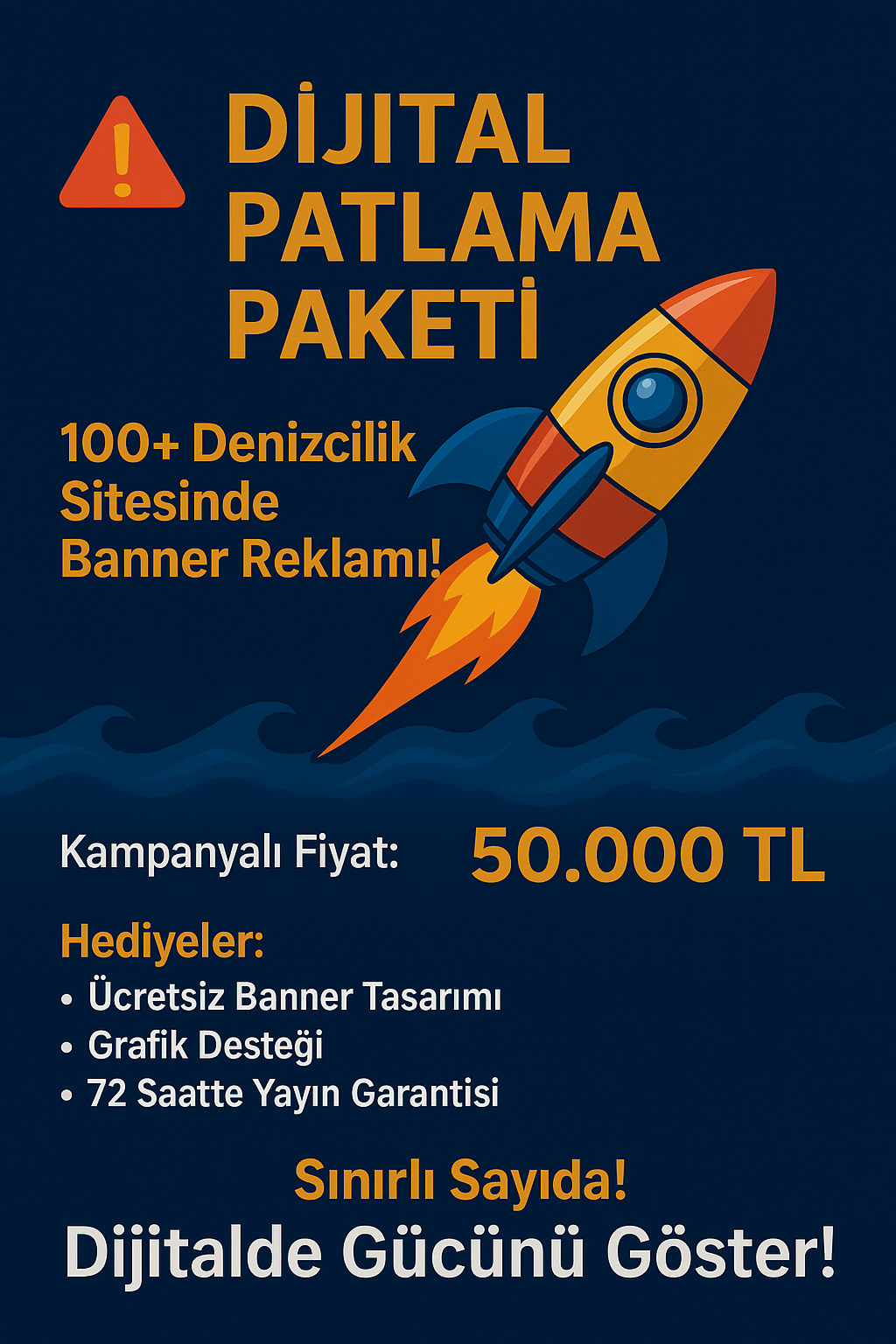 100+ Sitede Aylık Banner Reklamı ŞOK FİYAT!