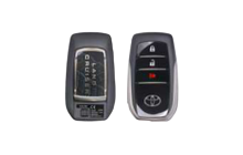 2019TOYOTA LAND CRUISER SMART KEY - 3BUTTONS / PAGE1 A8 / Transponder Chip DST-AES 433MHz 89904-60N40, 60N41 Genuine | Genuine Replacement Car Key