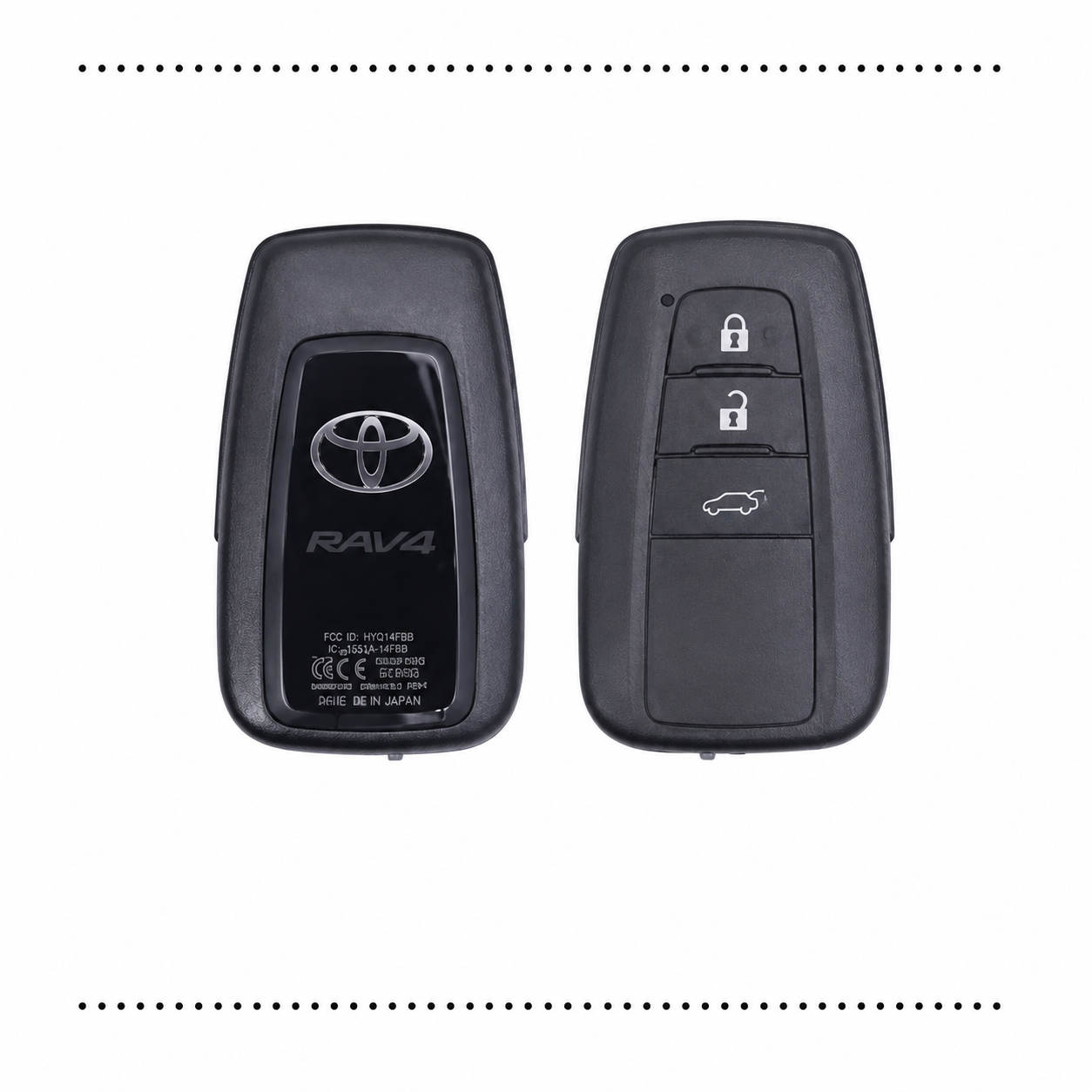 GS-8990H-42190-W-B-2019 - 2021 Toyota Rav4 3-Buttons Smart Remote Key 433MHz OEM-