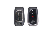 2019 TOYOTA LAND CRUISER SMART KEY - 4BUTTONS / PAGE1 A8 / Transponder Chip DST-AES 433MHz 89904-60N20/60N70 Genuine | Genuine Replacement Car Key