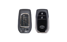 2019TOYOTA LAND CRUISER SMART KEY - 2BUTTONS / PAGE1 A8 / Transponder Chip: DST-AES 433MHz 89904-60N10 Genuine | Genuine Replacement Car Key