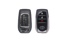 TOYOTA LAND CRUISER SMART KEY - 4BUTTONS 433MHZ Genuine | Genuine Replacement Car Key