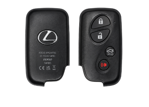GS-89904-60852-2009-2015 Lexus LX570 Smart Key Remote 4B 433MHz 89904-60852, 60121, 60850, 60851, 60853 Genuine-