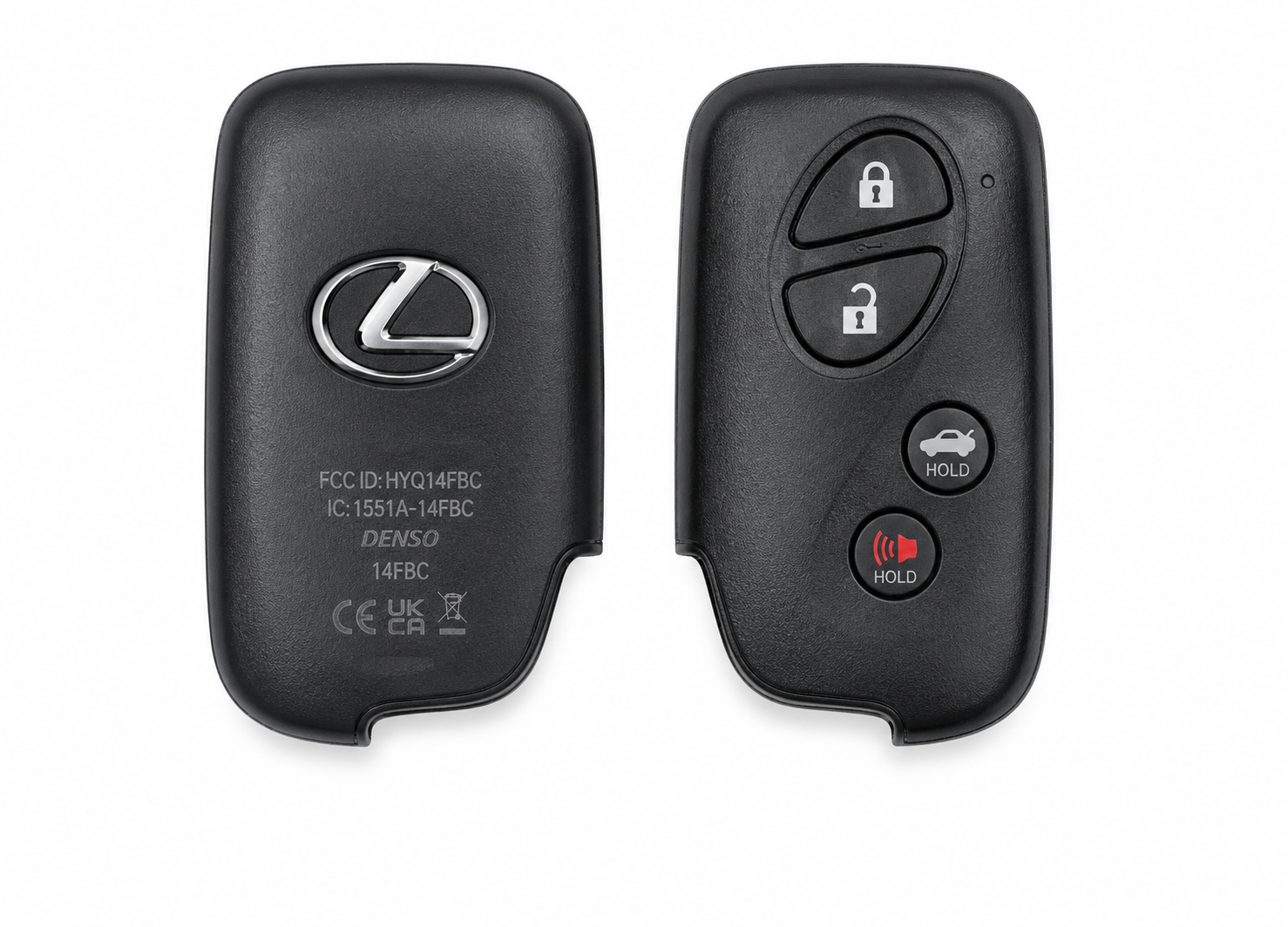 GS-89904-50G14-2010 - 2012 LEXUS LS460 SMART KEY - 4BUTTONS / PAGE1 98 / Transponder Chip:4D-67 433MHZ Genuine-