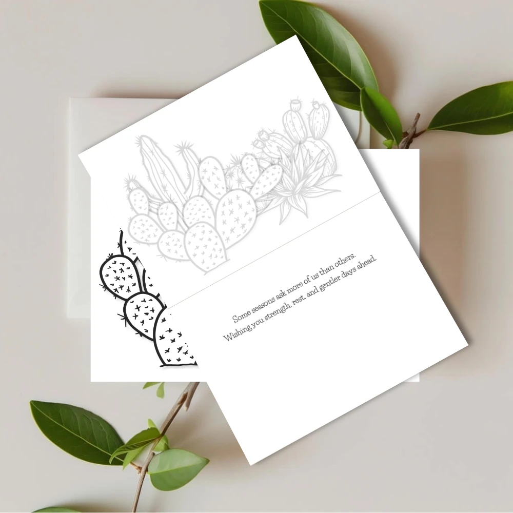 Resilient — Desert Ink Encouragement Card