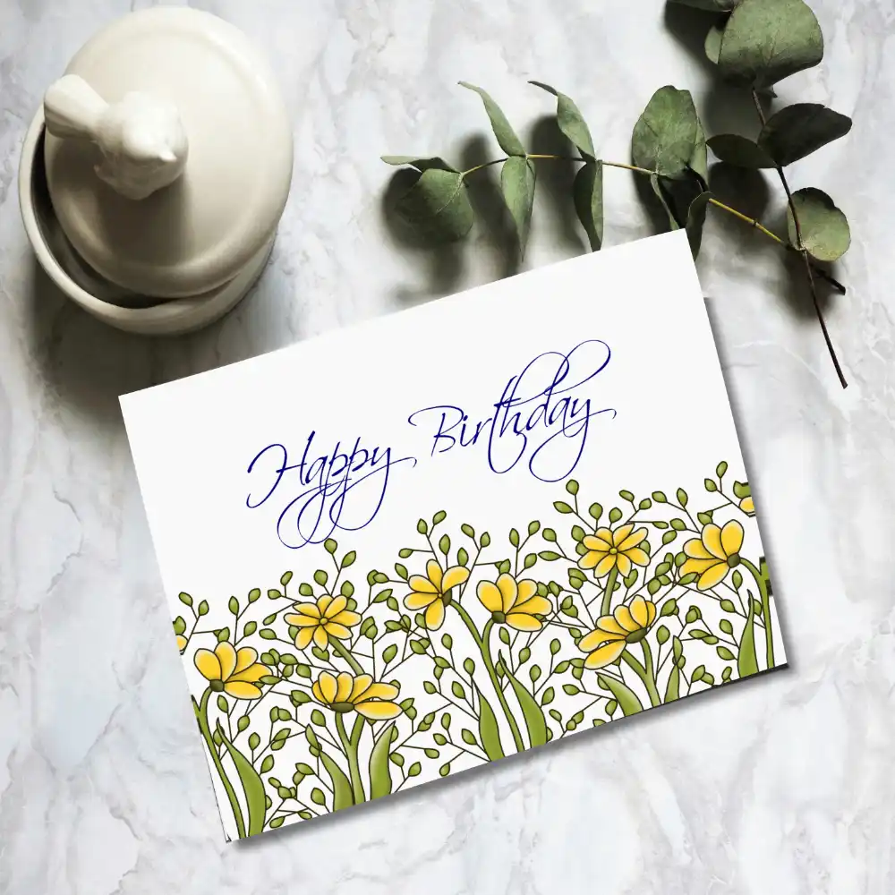 Printable Ms. Bren Birthday Card