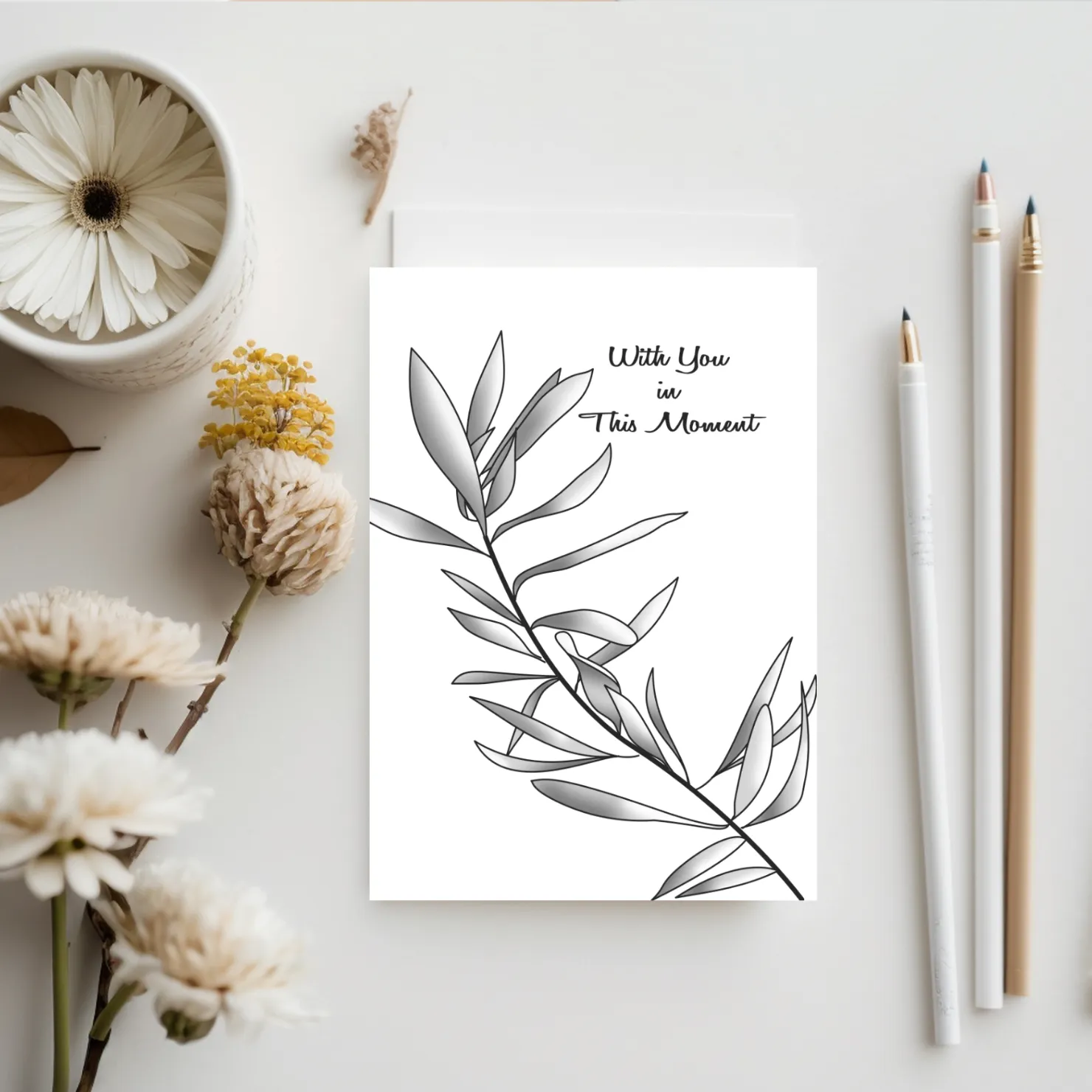 Quiet Grove — Botanical Get Well Card
