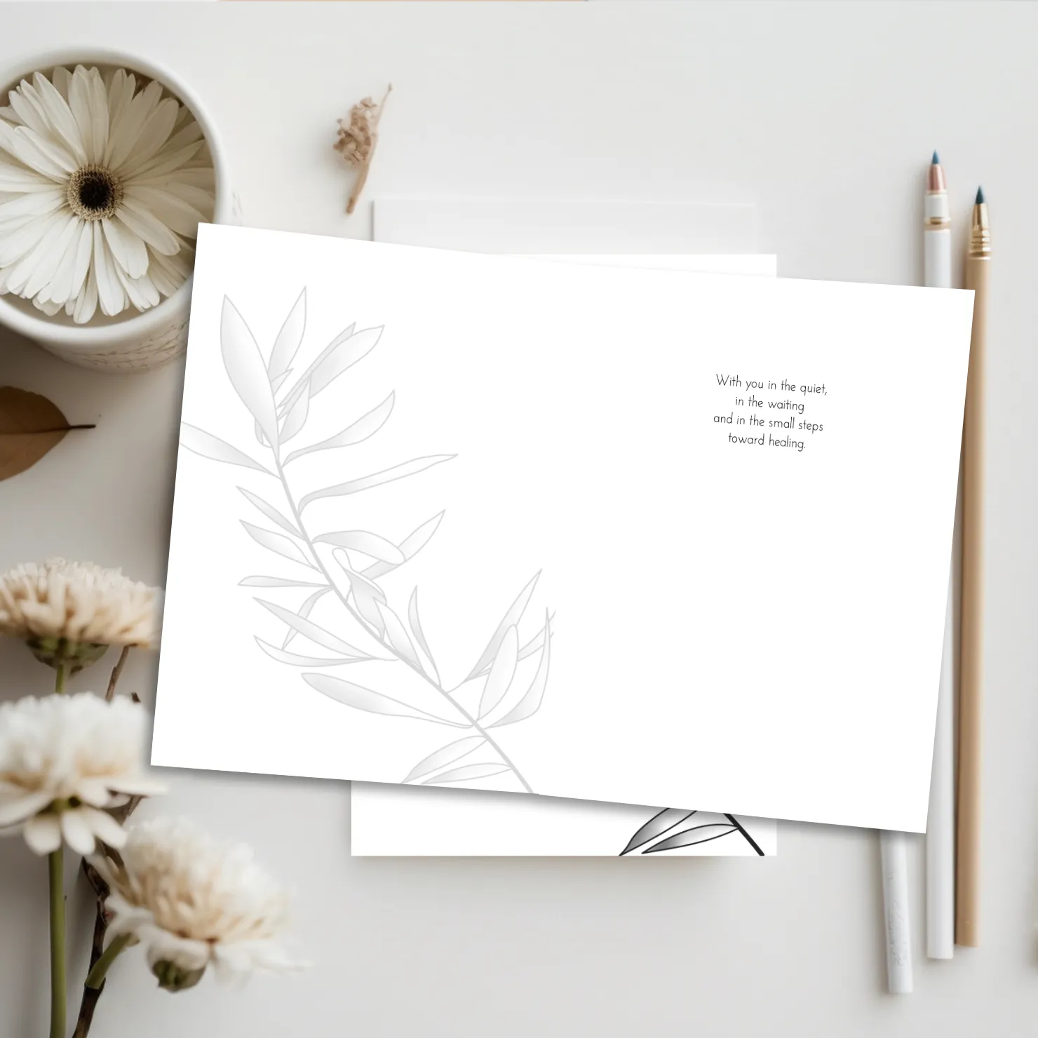 Quiet Grove — Botanical Get Well Card