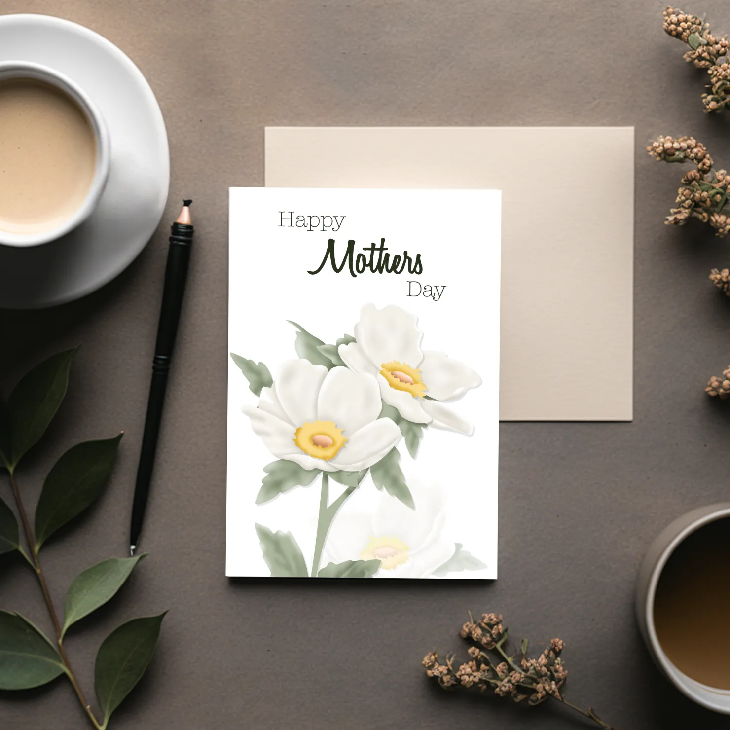 Quiet Dogwood— Mother’s Day Card