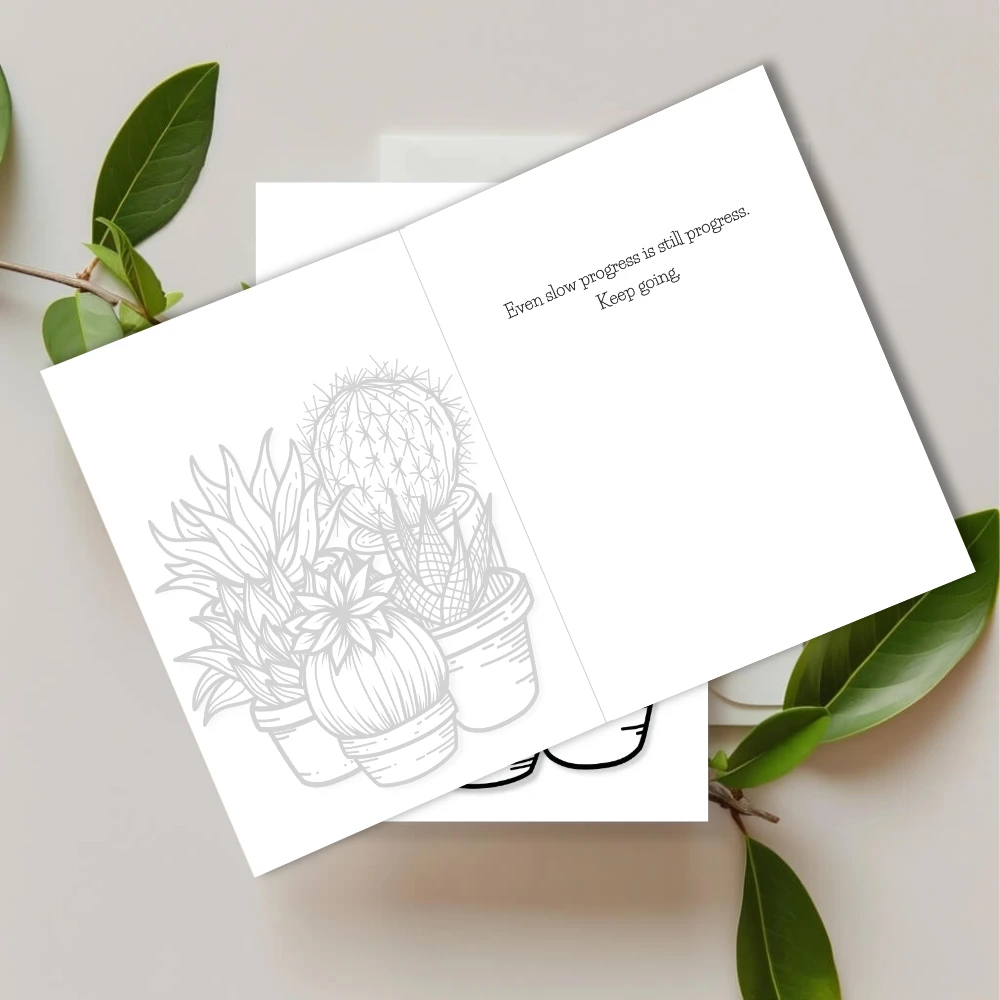 Keep Going — Desert Ink Encouragement Card