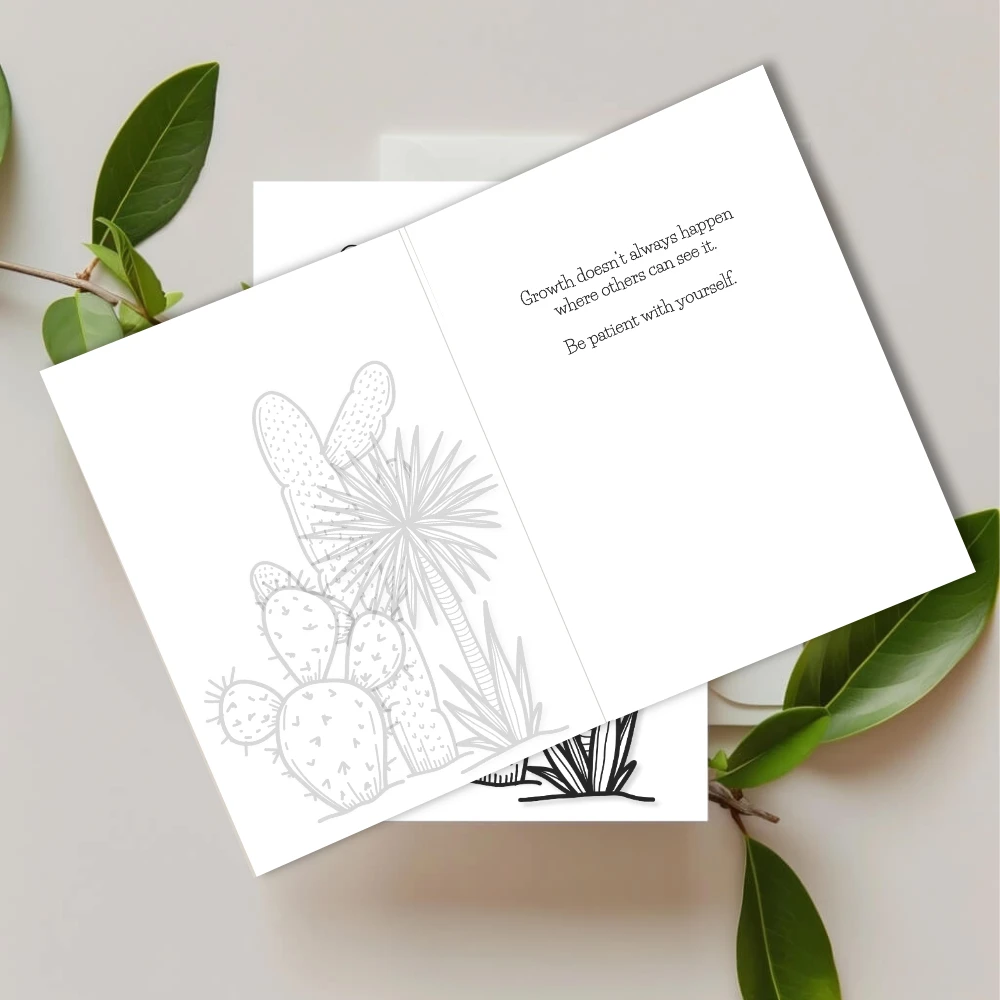 Still Growing — Desert Ink Encouragement Card