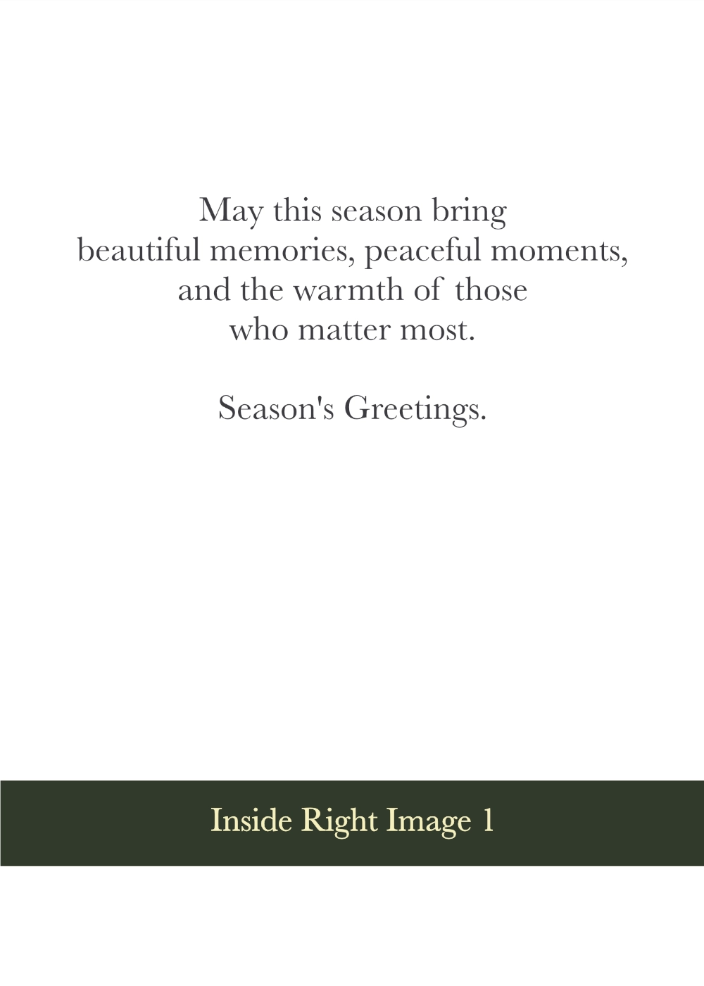 Seasons Greetings