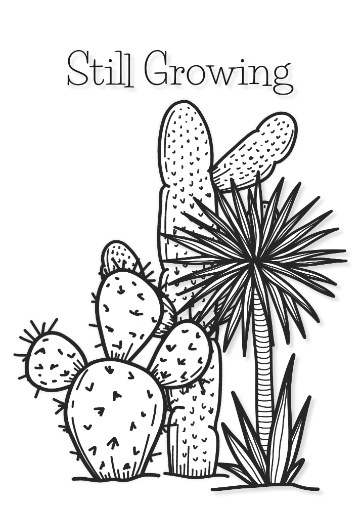 Still Growing — Desert Ink Encouragement Card