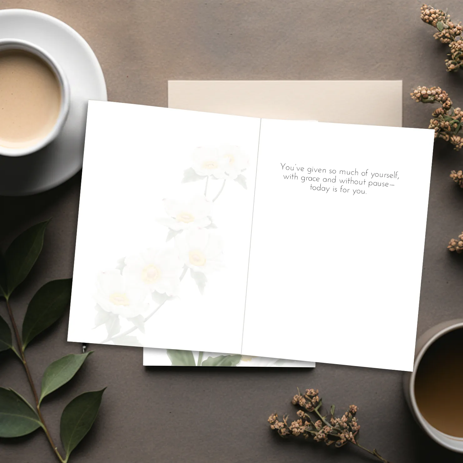 Quiet Dogwood— Mother’s Day Card