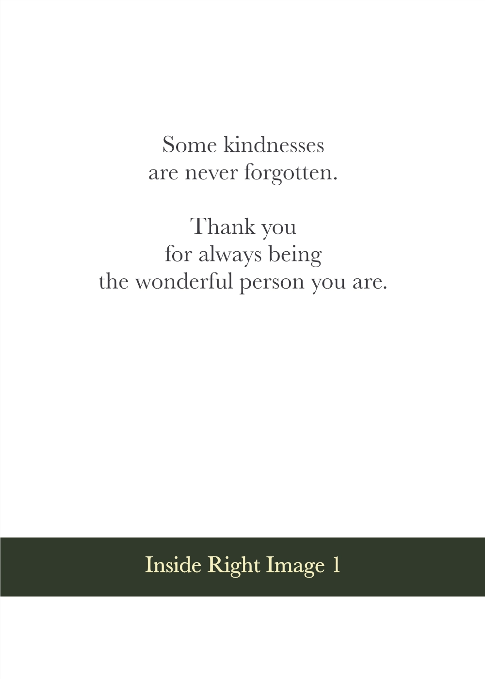 Thank You Always