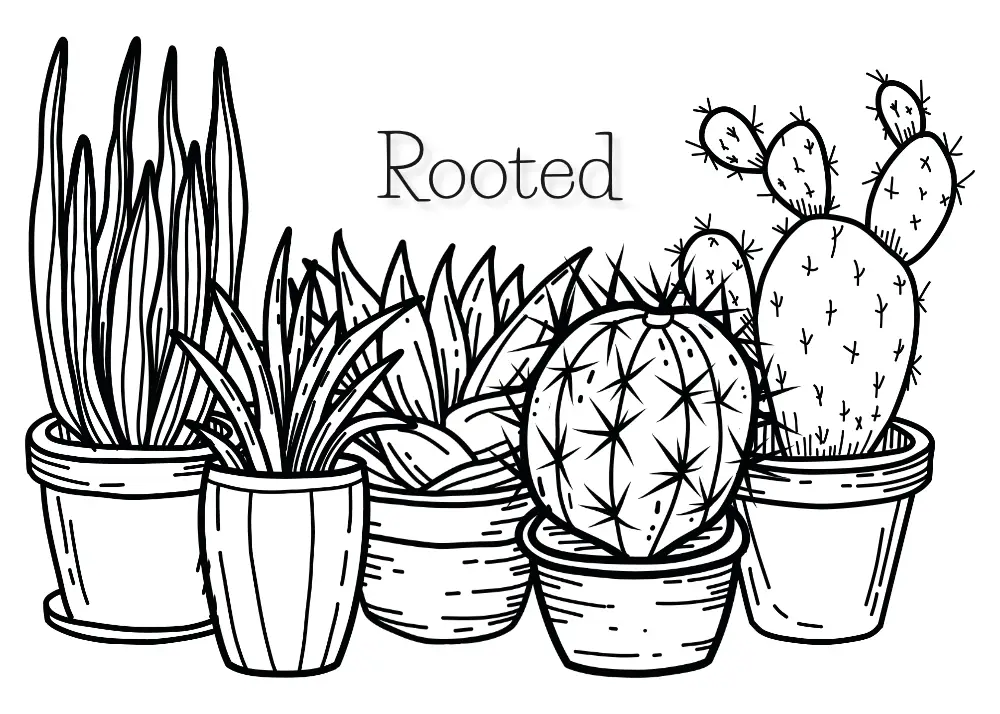 Rooted — Desert Ink Encouragement Card
