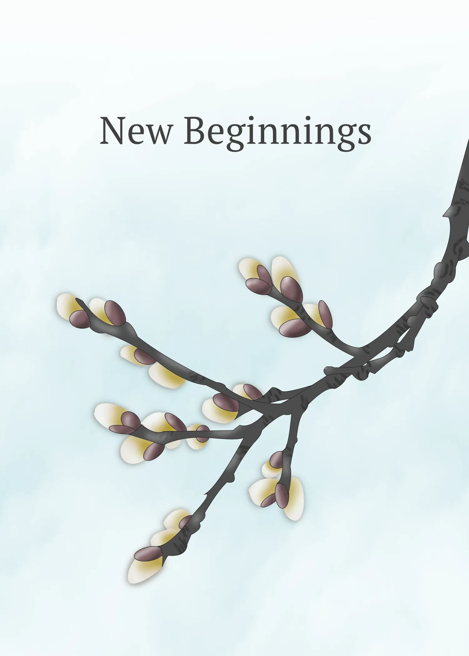 New Beginnings — Botanical Encouragement Card