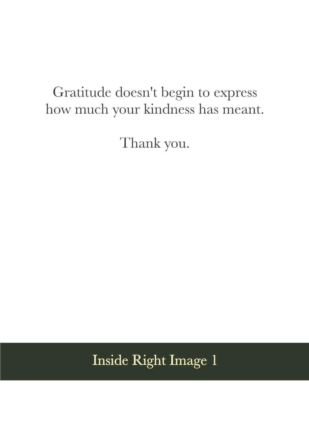 With Gratitude