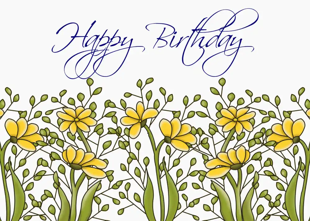 Printable Ms. Bren Birthday Card