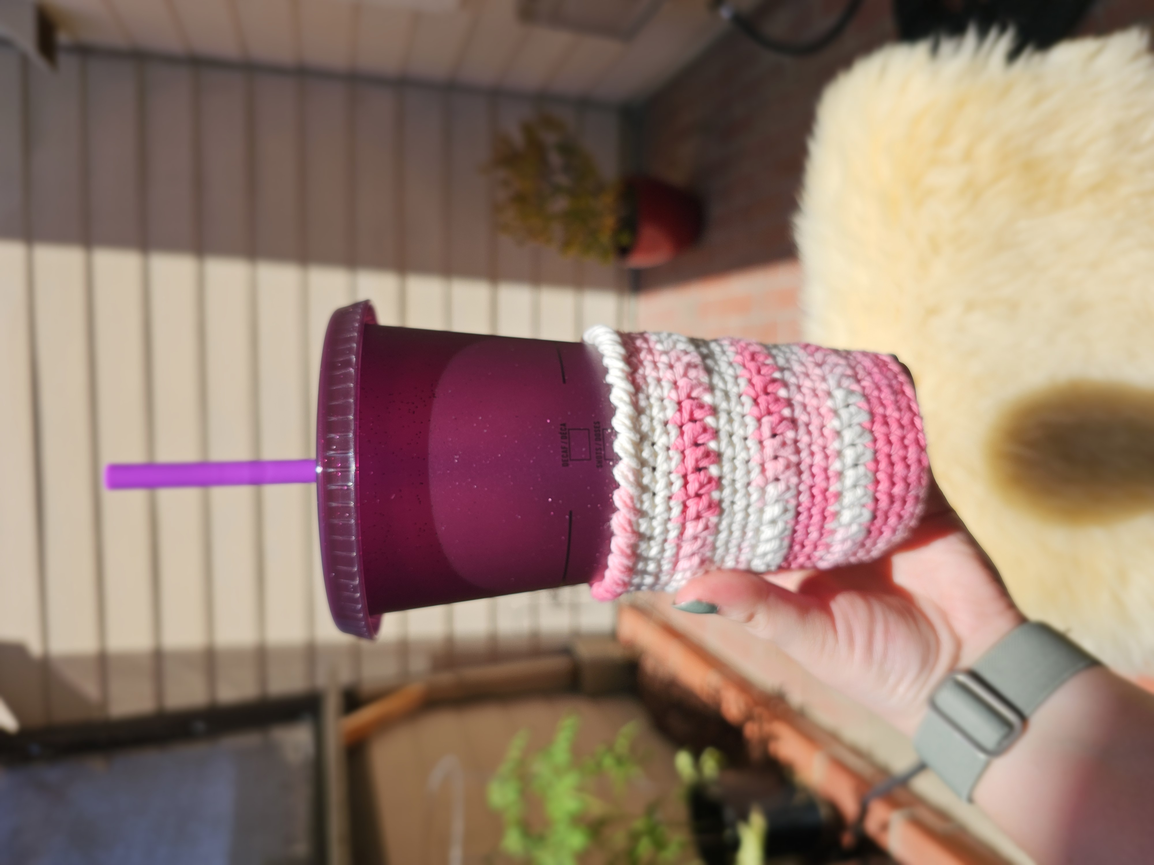 Handmade Crochet Cup Cozy