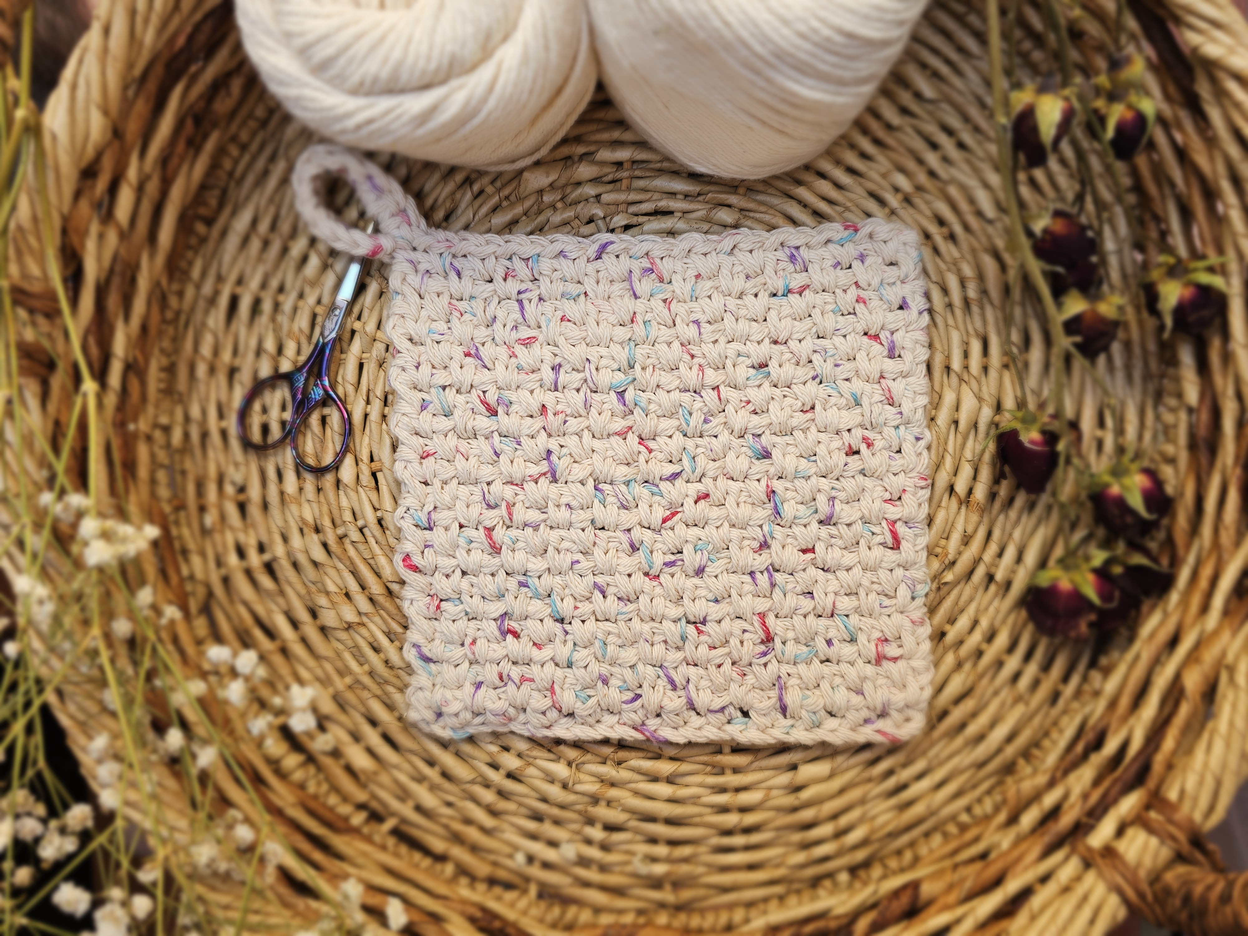 Handmade Crochet Pot Holder