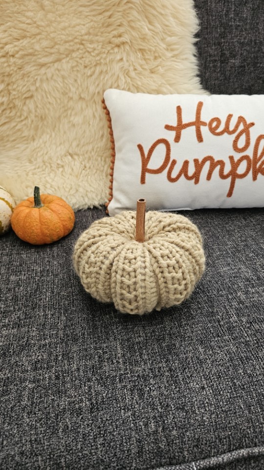 Handmade Knitted Pumpkin