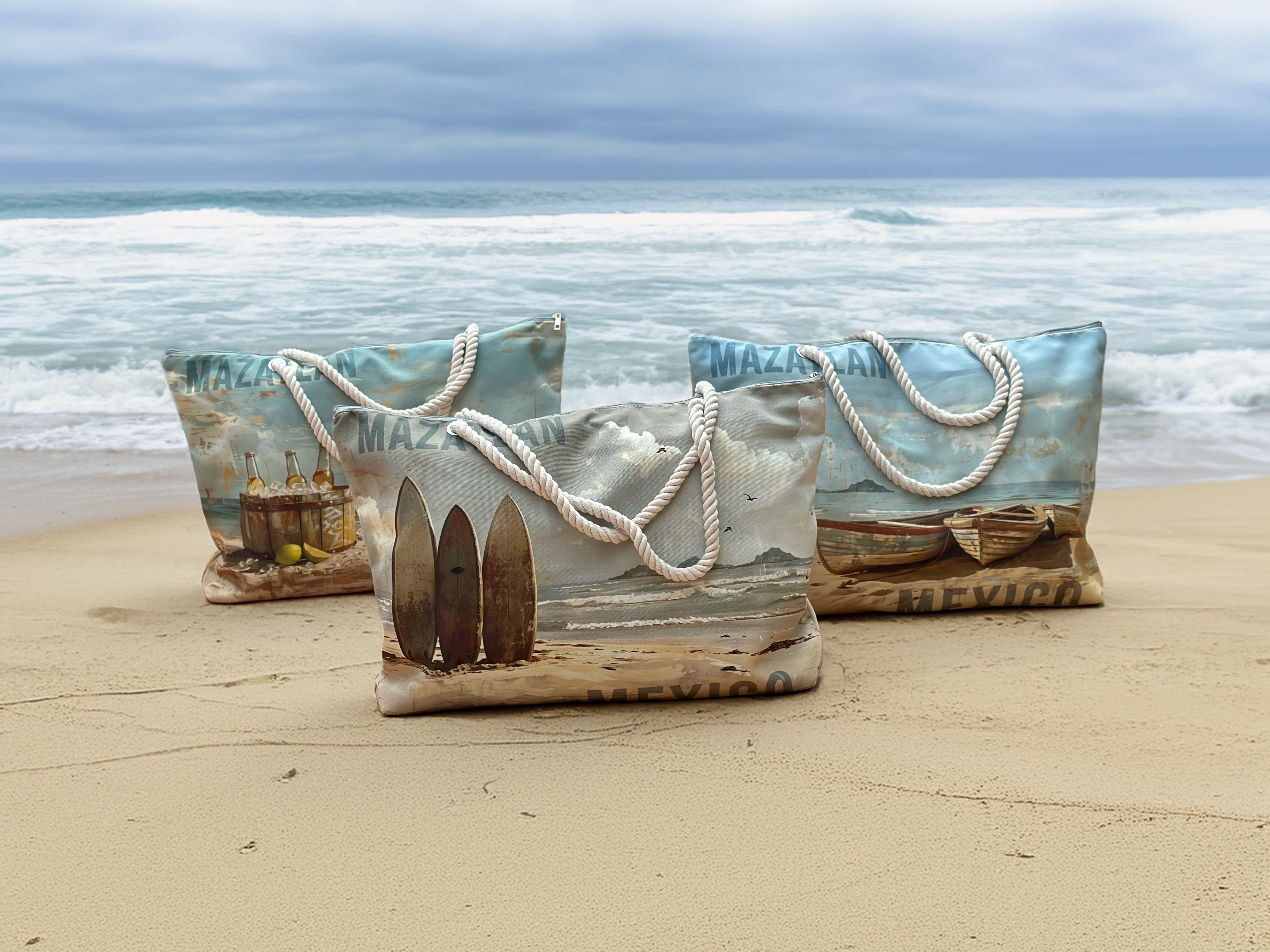 Tides & Treasures Beach Bag