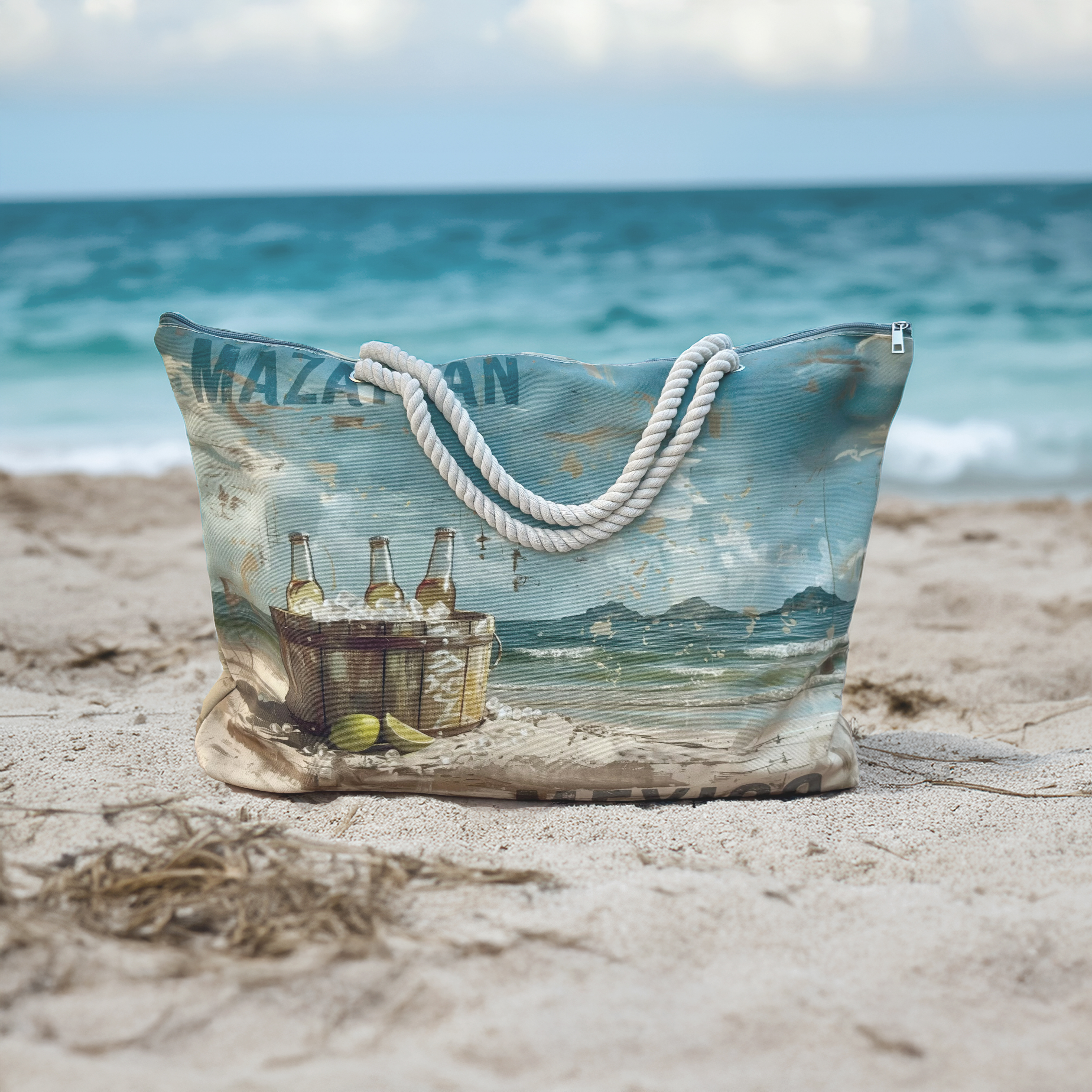Tides & Treasures Beach Bag