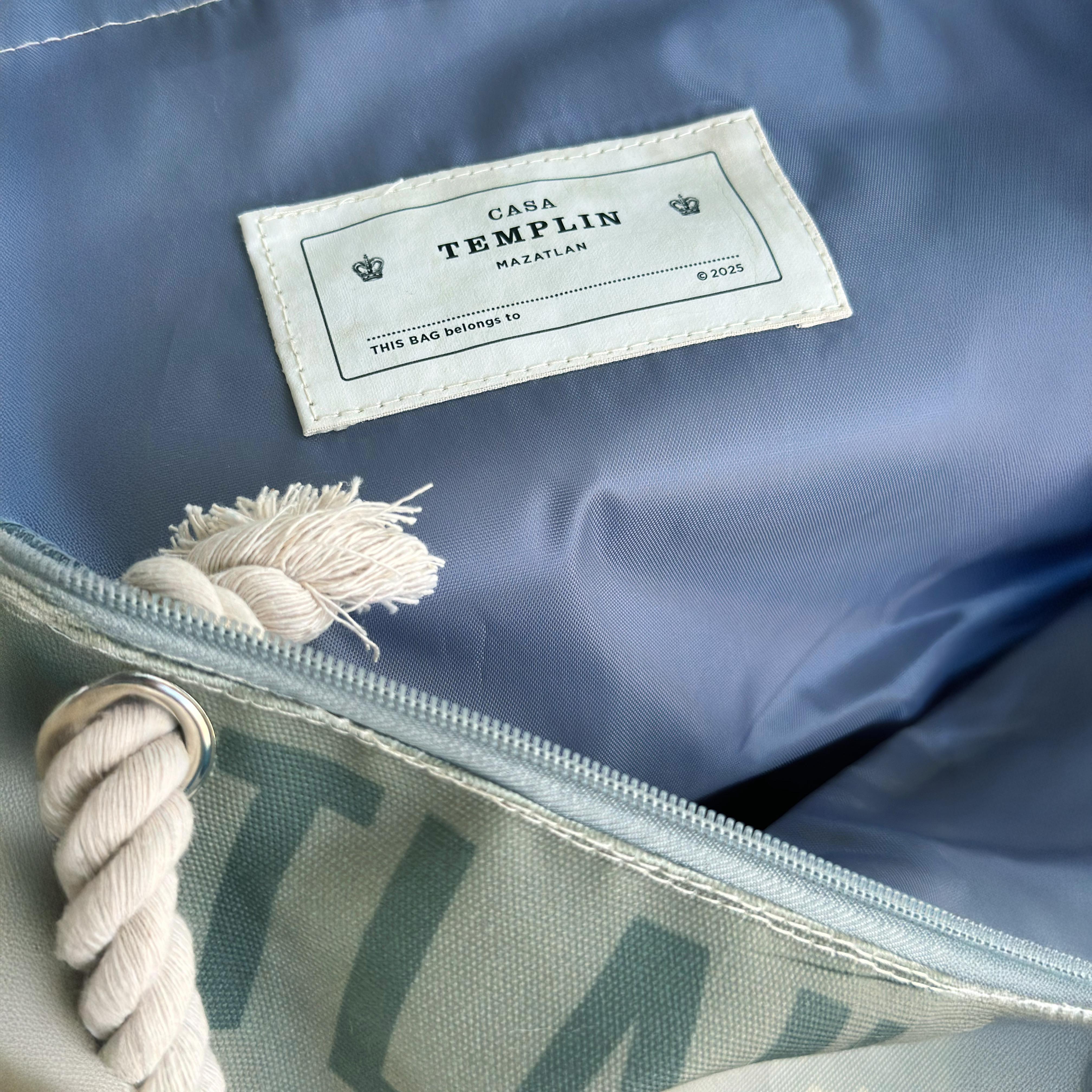 Tides & Treasures Beach Bag