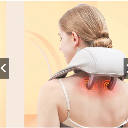 Massageador Portátil Elétrico para Corpo e Pescoço