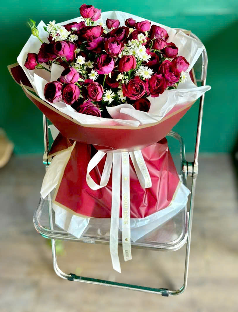 Bó hoa hồng đỏ